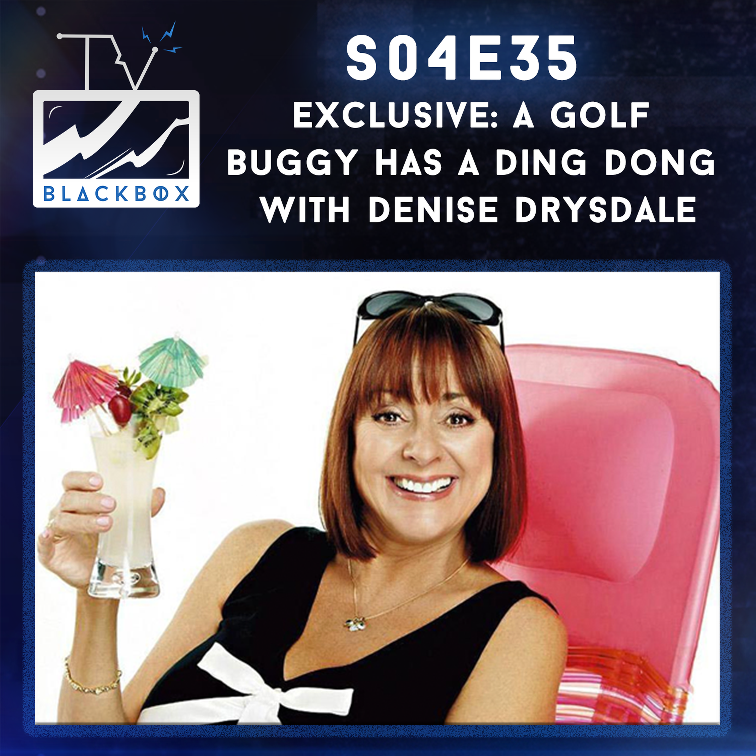 Exclusive: A Golf  buggy has a ding dong  with Denise Drysdale