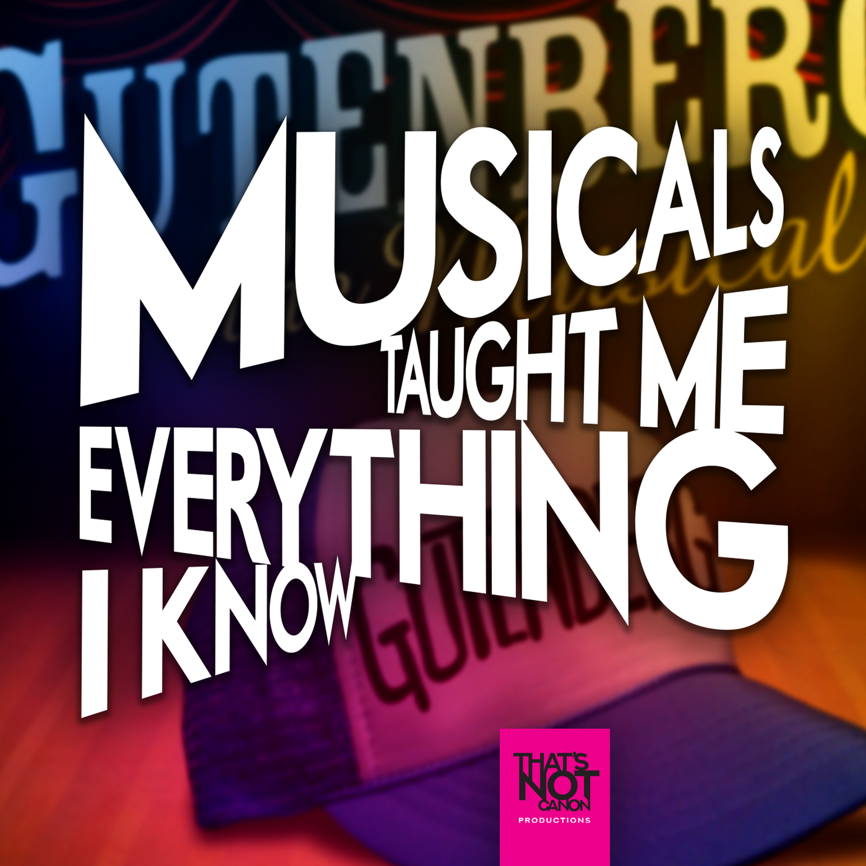 cover art for Gutenberg! The Musical! with Kieran Davey