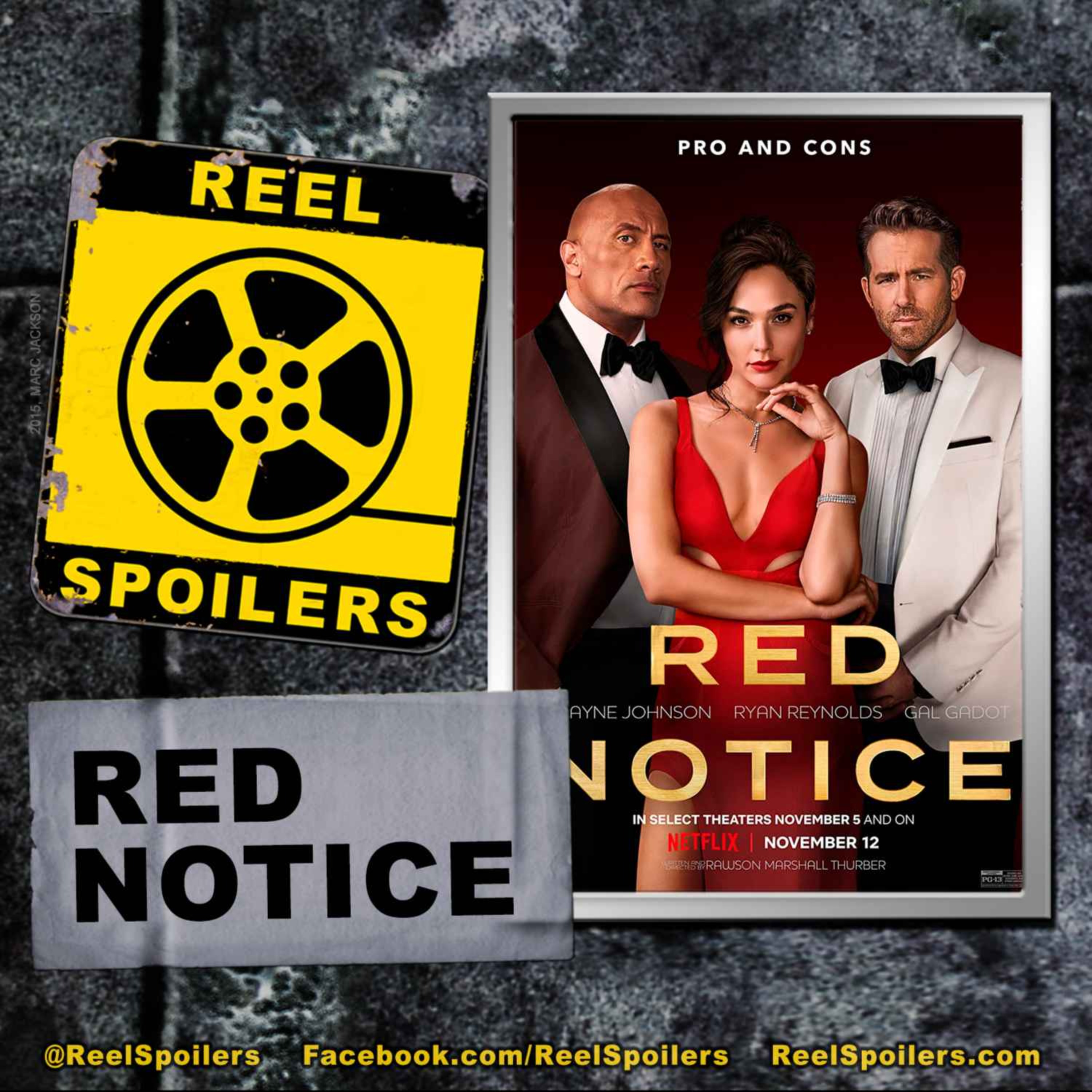 RED NOTICE Starring Ryan Reynolds, Dwayne Johnson, Gal Gadot Image