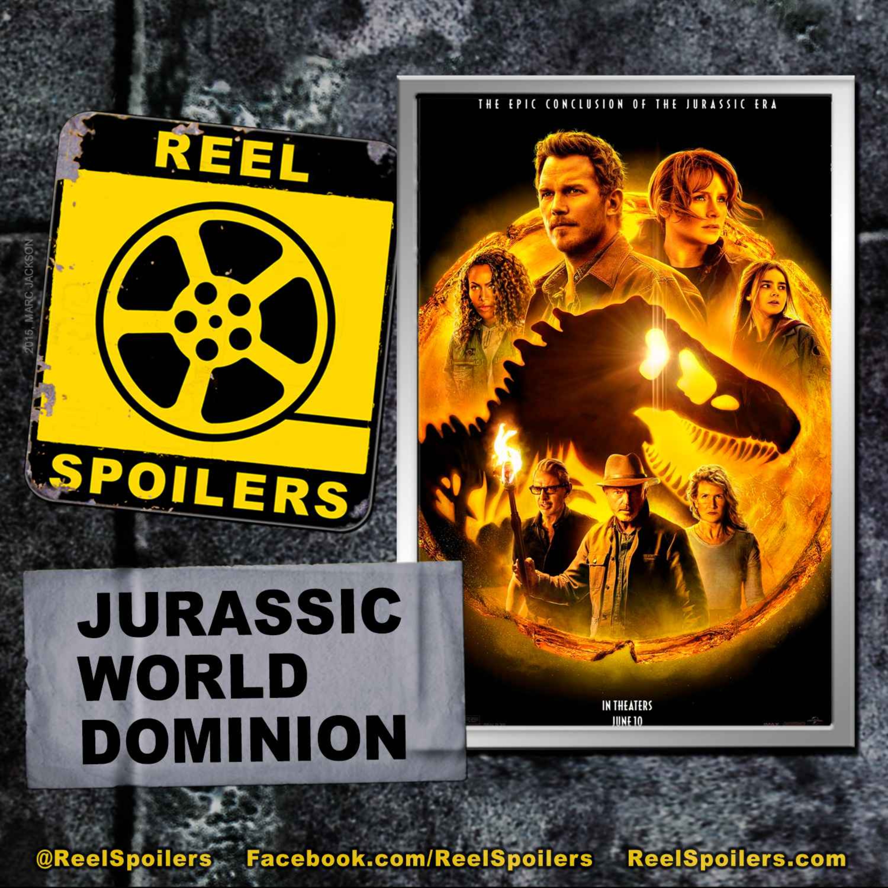 JURASSIC WORLD DOMINION Starring Chris Pratt, Bryce Dallas Howard, Jeff Goldblum Image