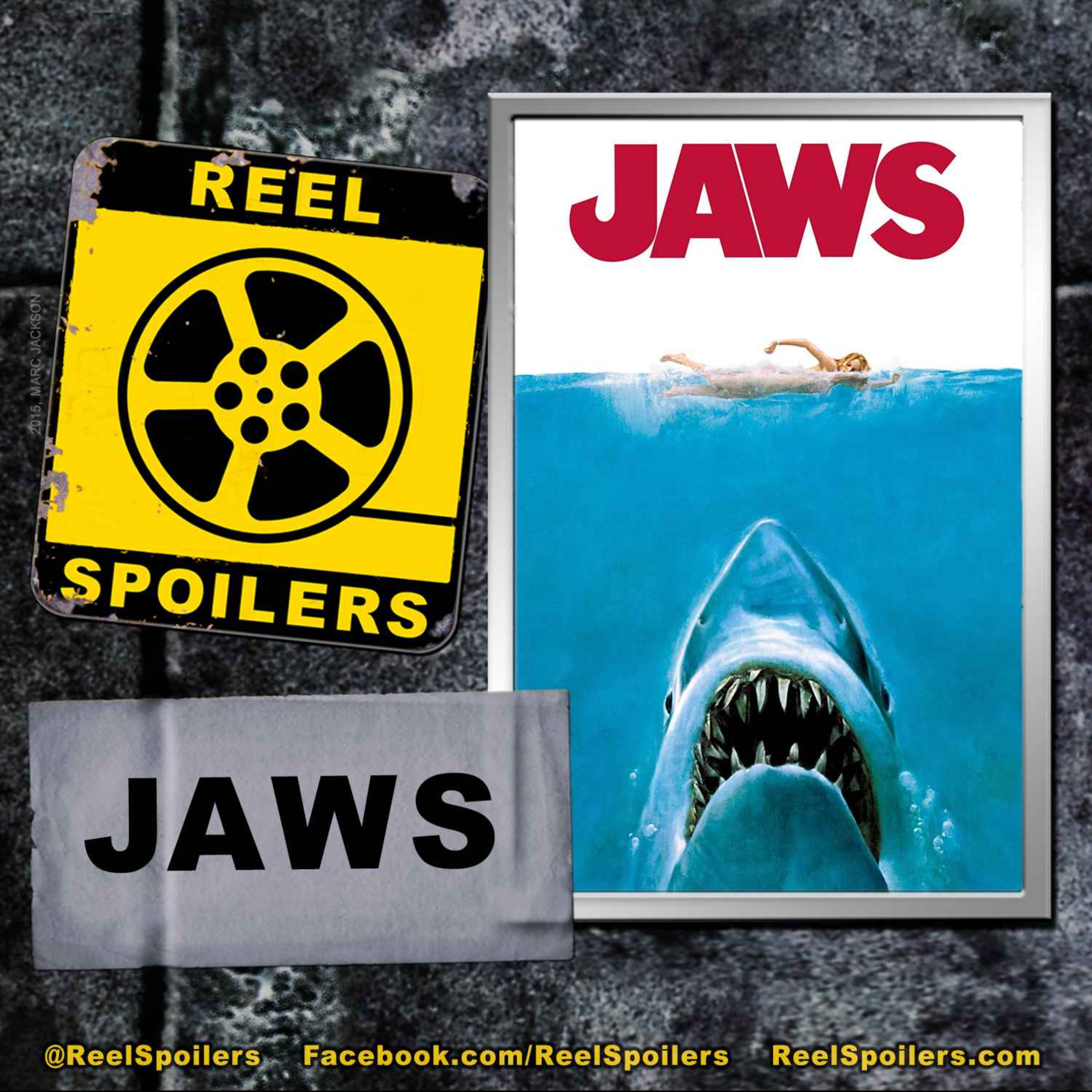 JAWS (1975) Starring Roy Scheider, Robert Shaw, Richard Dreyfuss