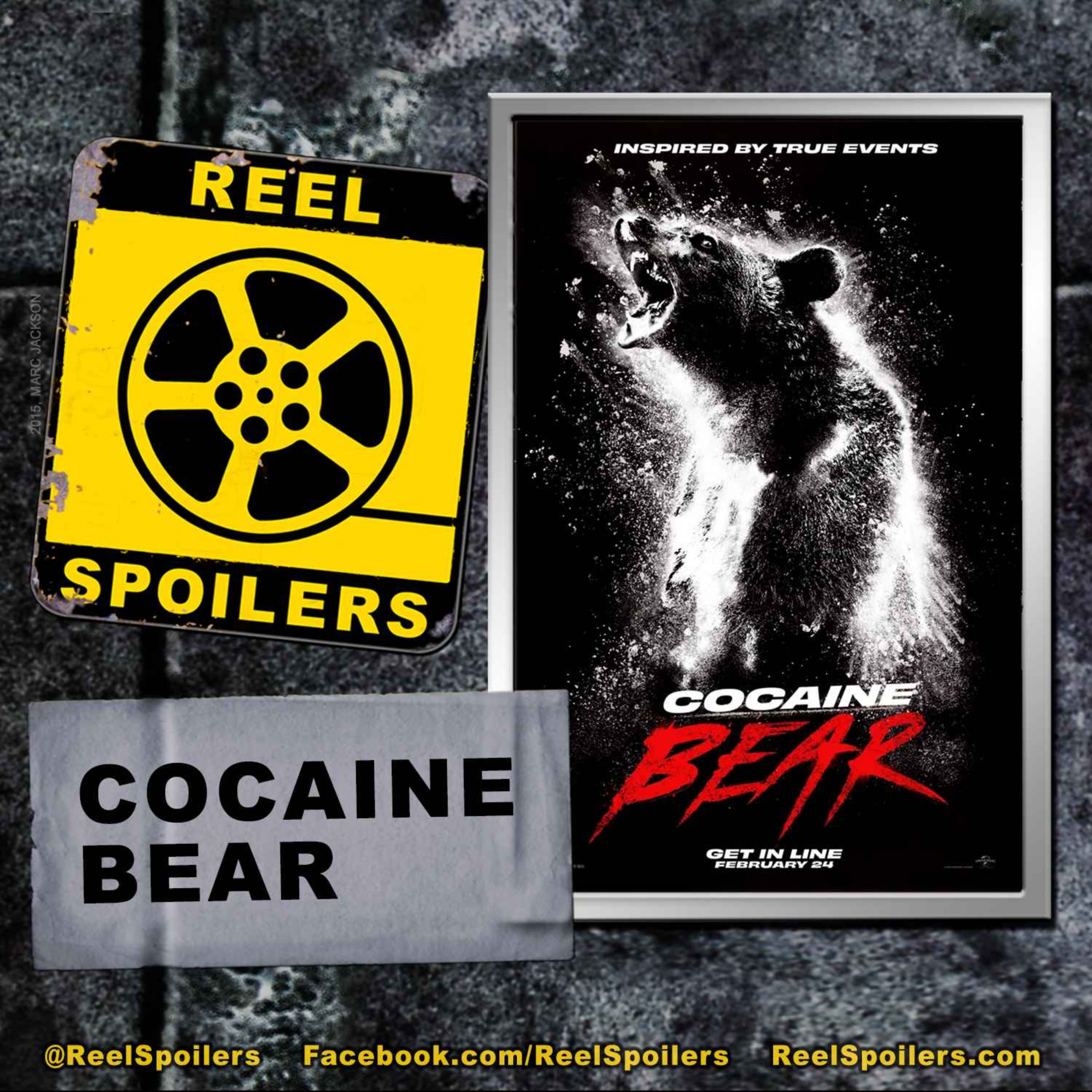 COCAINE BEAR Starring Keri Russell, O'Shea Jackson Jr., Alden Ehrenreich, Ray Liotta.