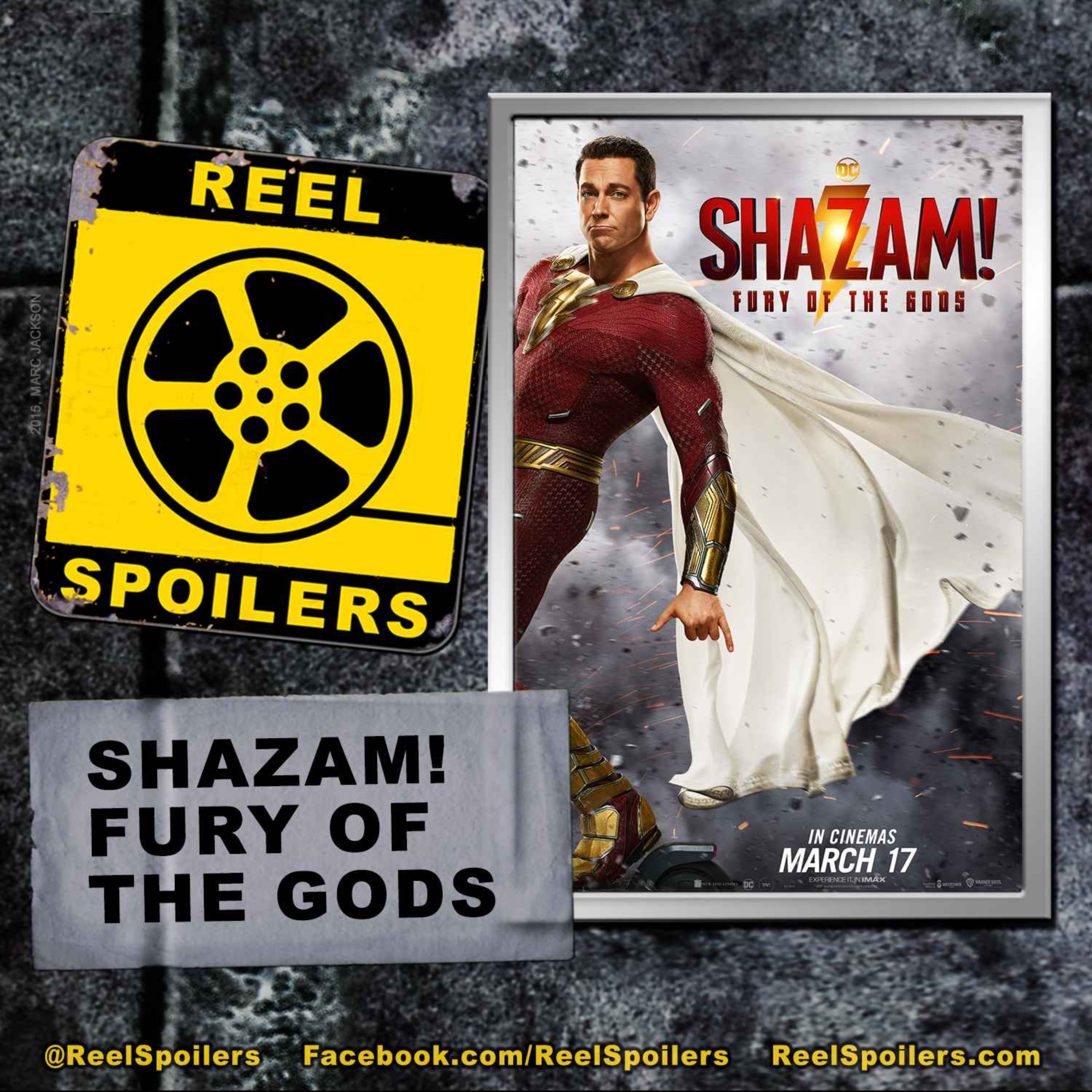SHAZAM 2 (Fury of the Gods) Starring Zachary Levi, Helen Mirren, Rachel Zegler, Lucy Liu