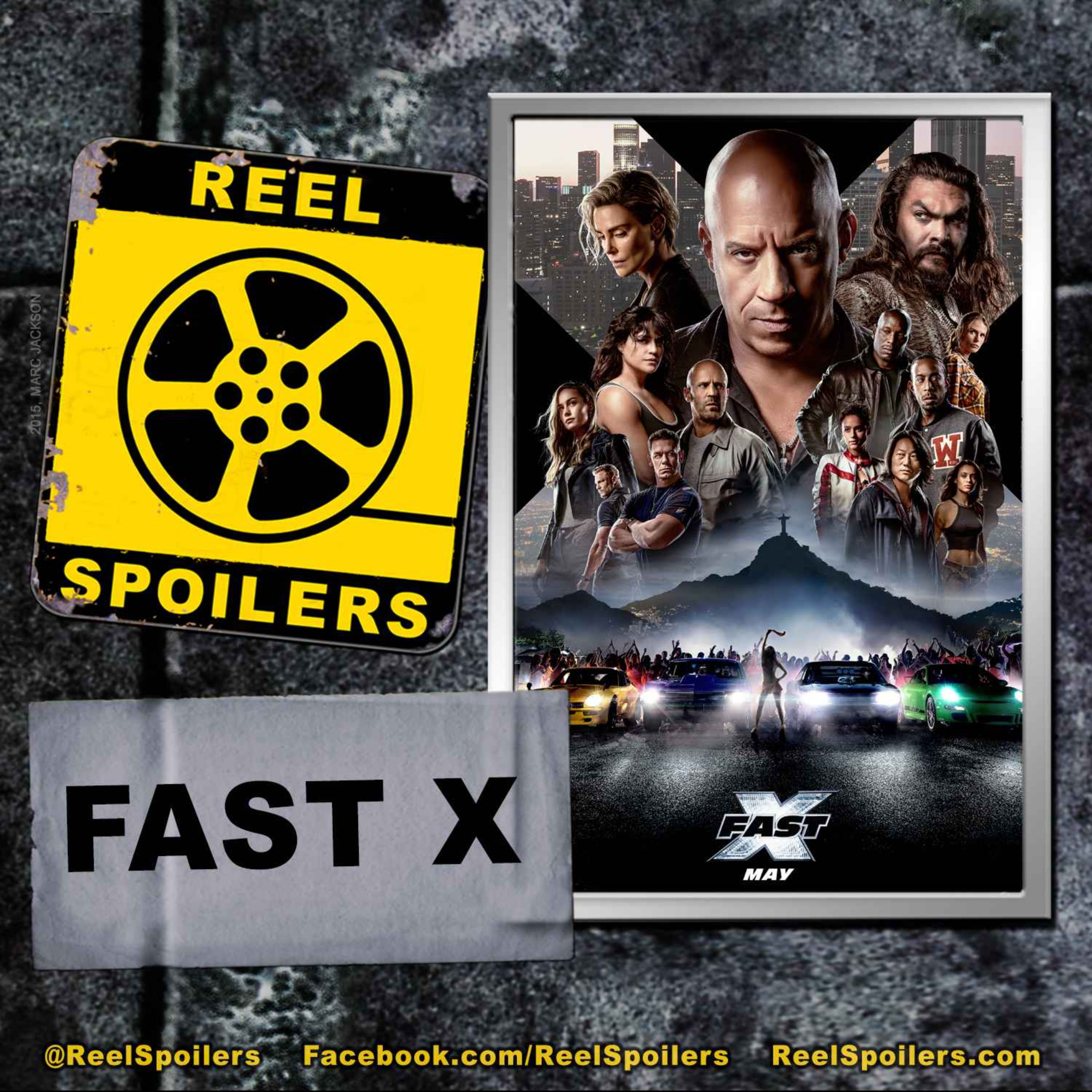 cover art for FAST X Starring Vin Diesel, Jason Momoa, Michelle Rodriguez, Sung Kang