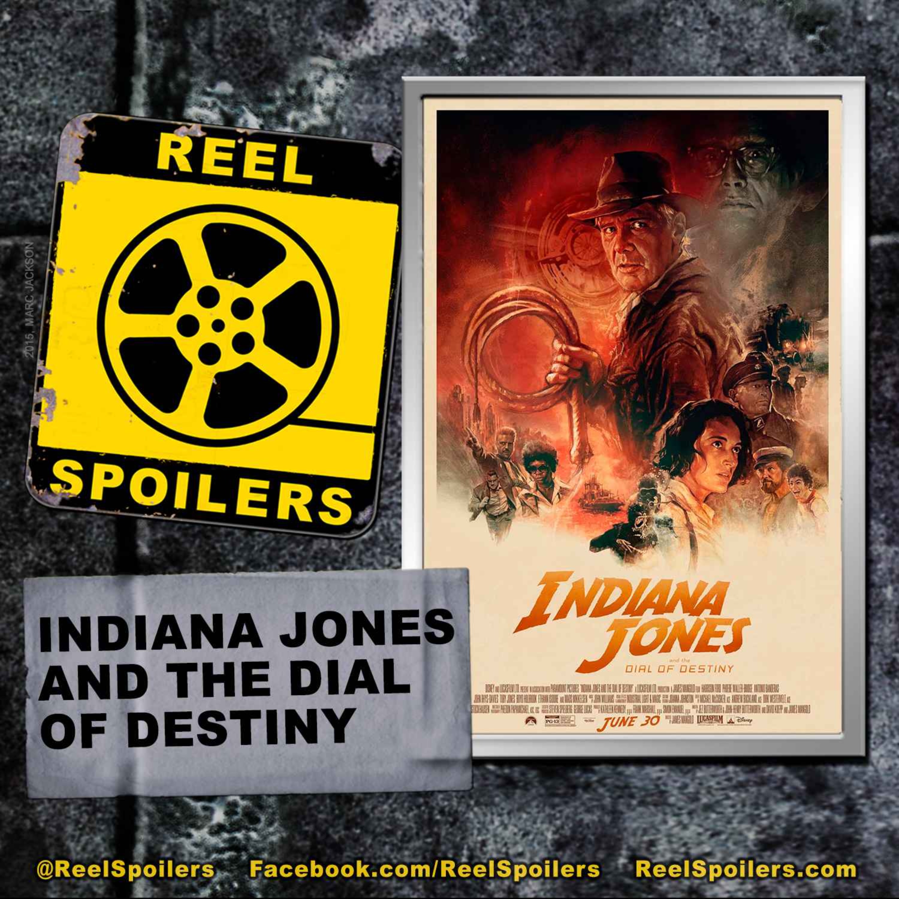 INDIANA JONES AND THE DIAL OF DESTINY Starring Harrison Ford, Phoebe Waller-Bridge, Mads Mikkelsen