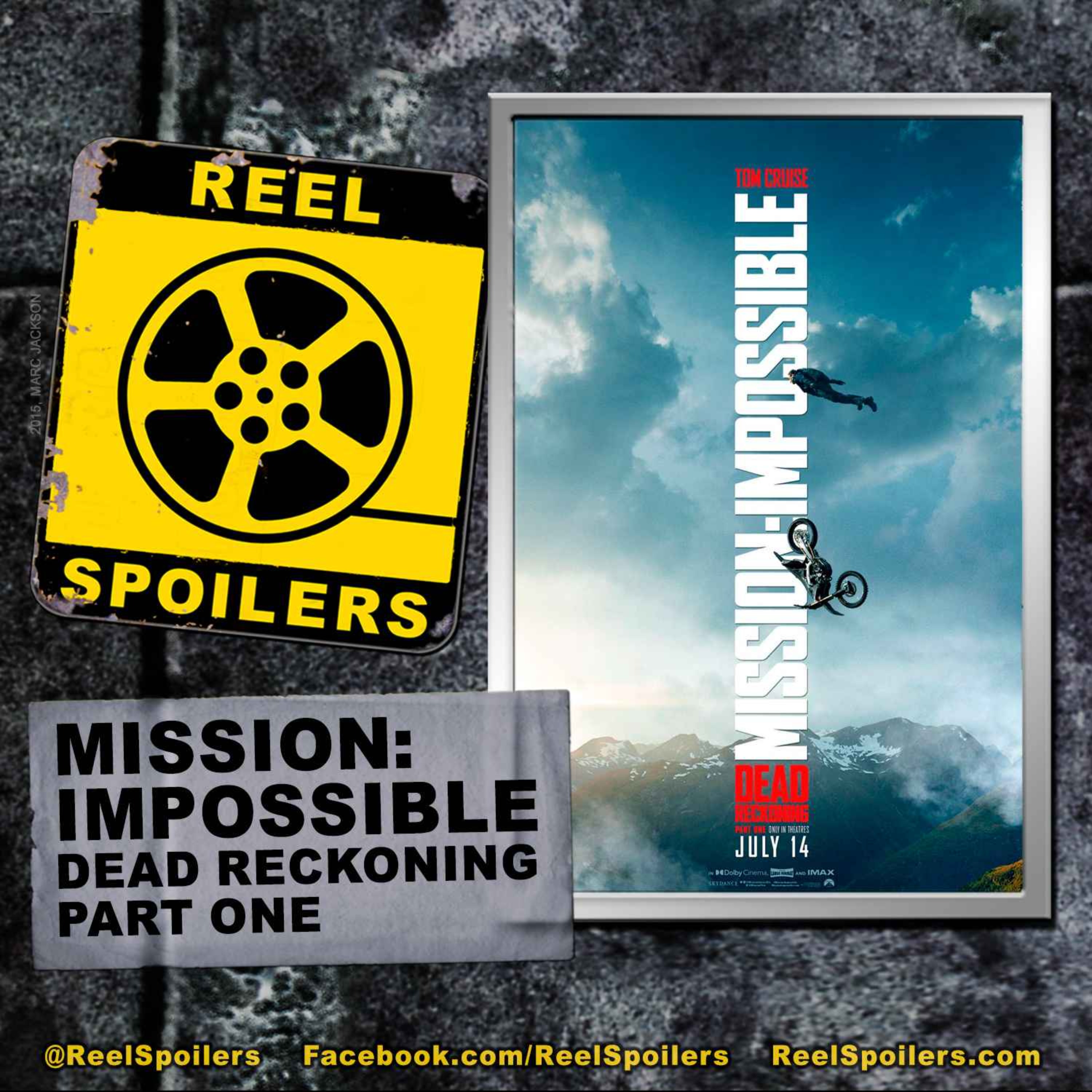 MISSION: IMPOSSIBLE DEAD RECKONING PART ONE Starring Tom Cruise, Hayley Atwell, Rebecca Ferguson
