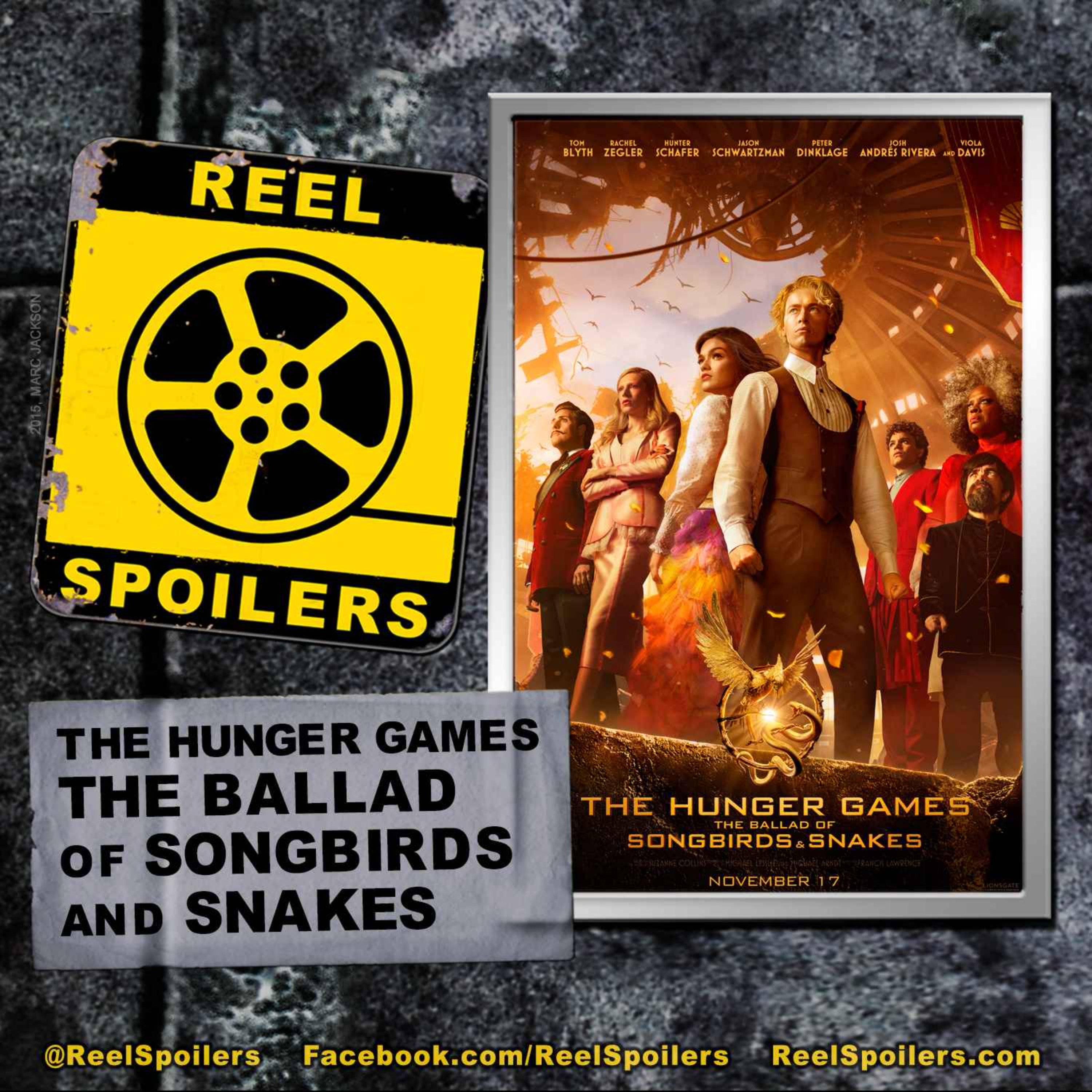 cover art for  THE HUNGER GAMES: THE BALLAD OF SONGBIRDS AND SNAKES
