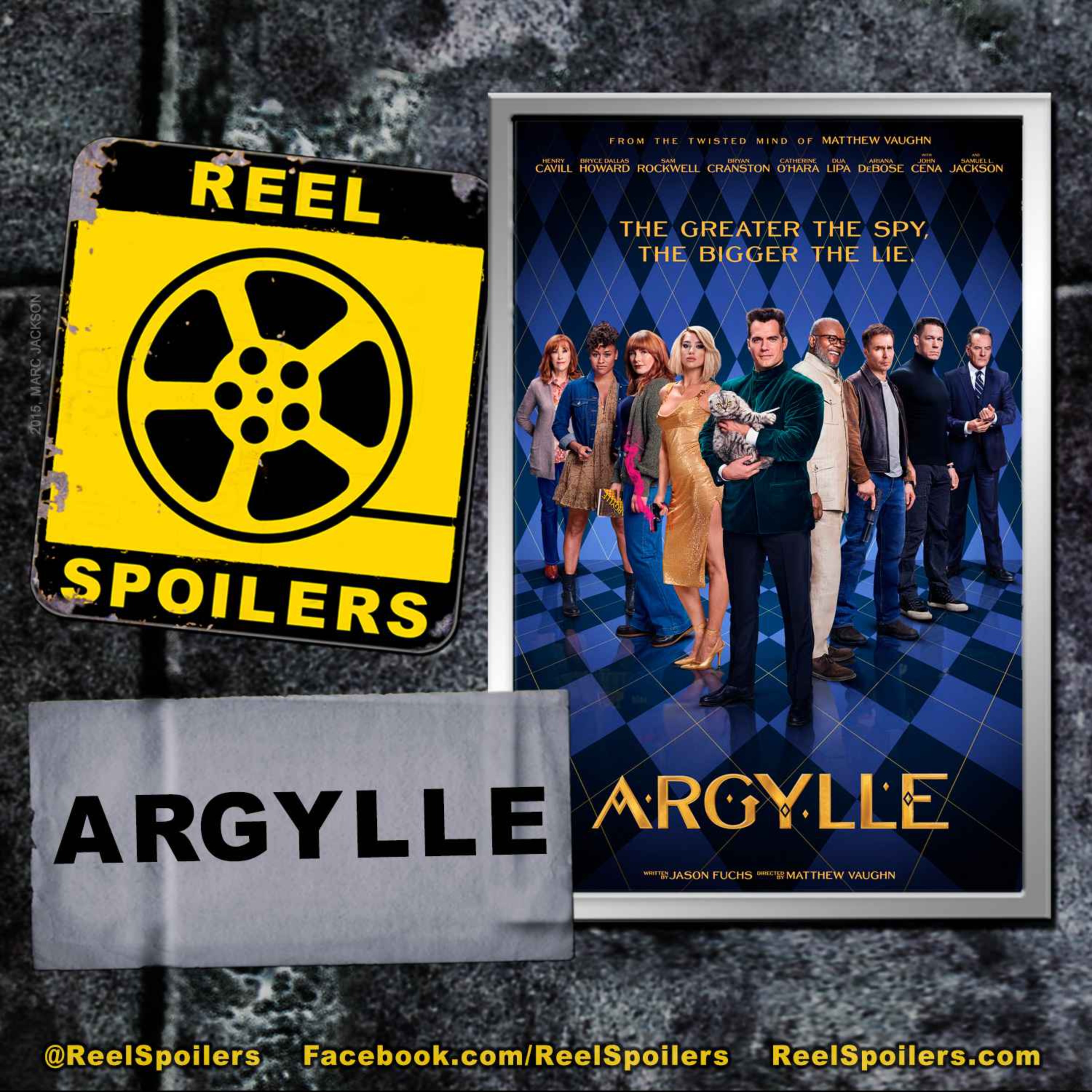 ARGYLLE Starring Henry Cavill, Bryce Dallas Howard, Sam Rockwell, Bryan Cranston