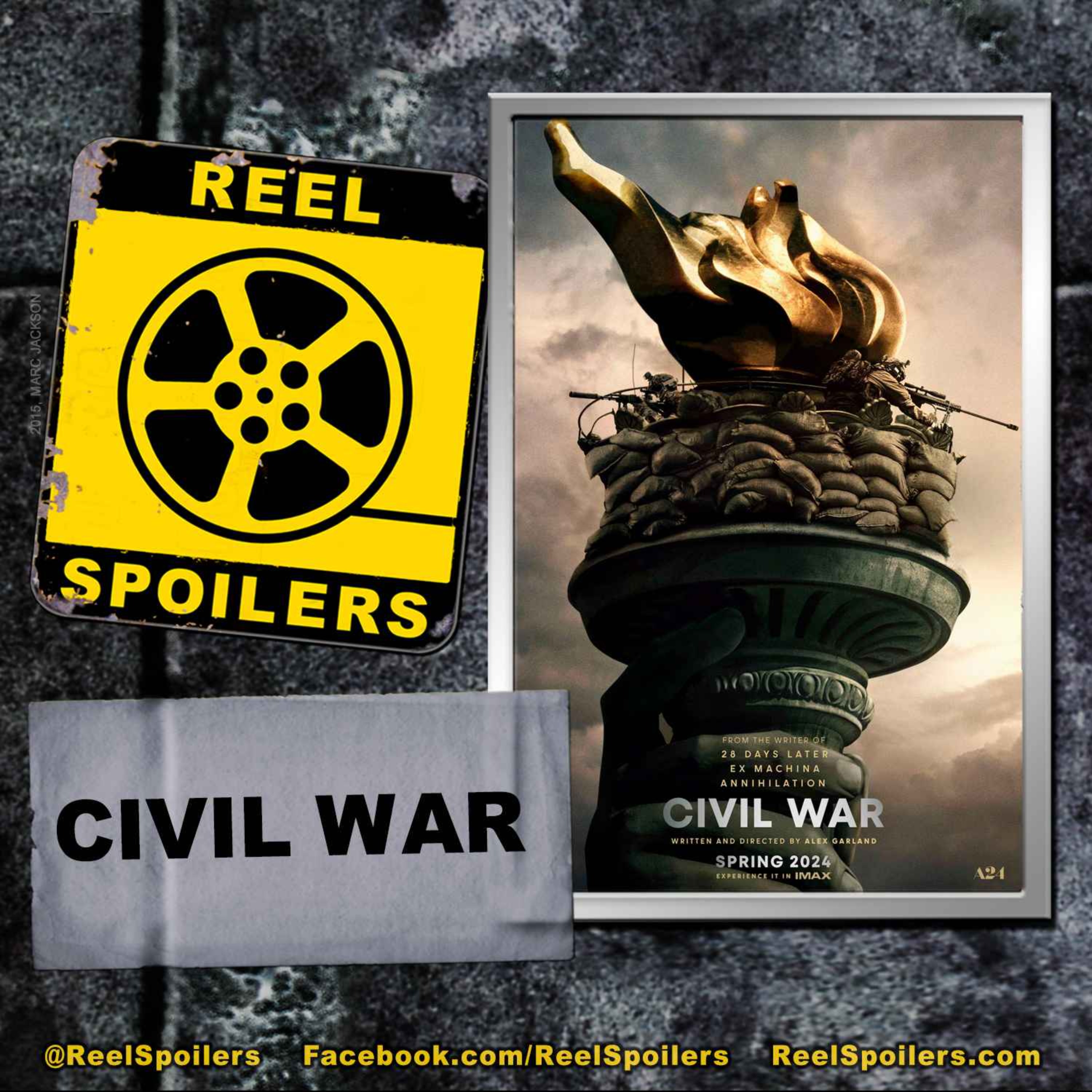 CIVIL WAR Starring Kirsten Dunst, Wagner Moura, Cailee Spaeny, Stephen McKinley Henderson