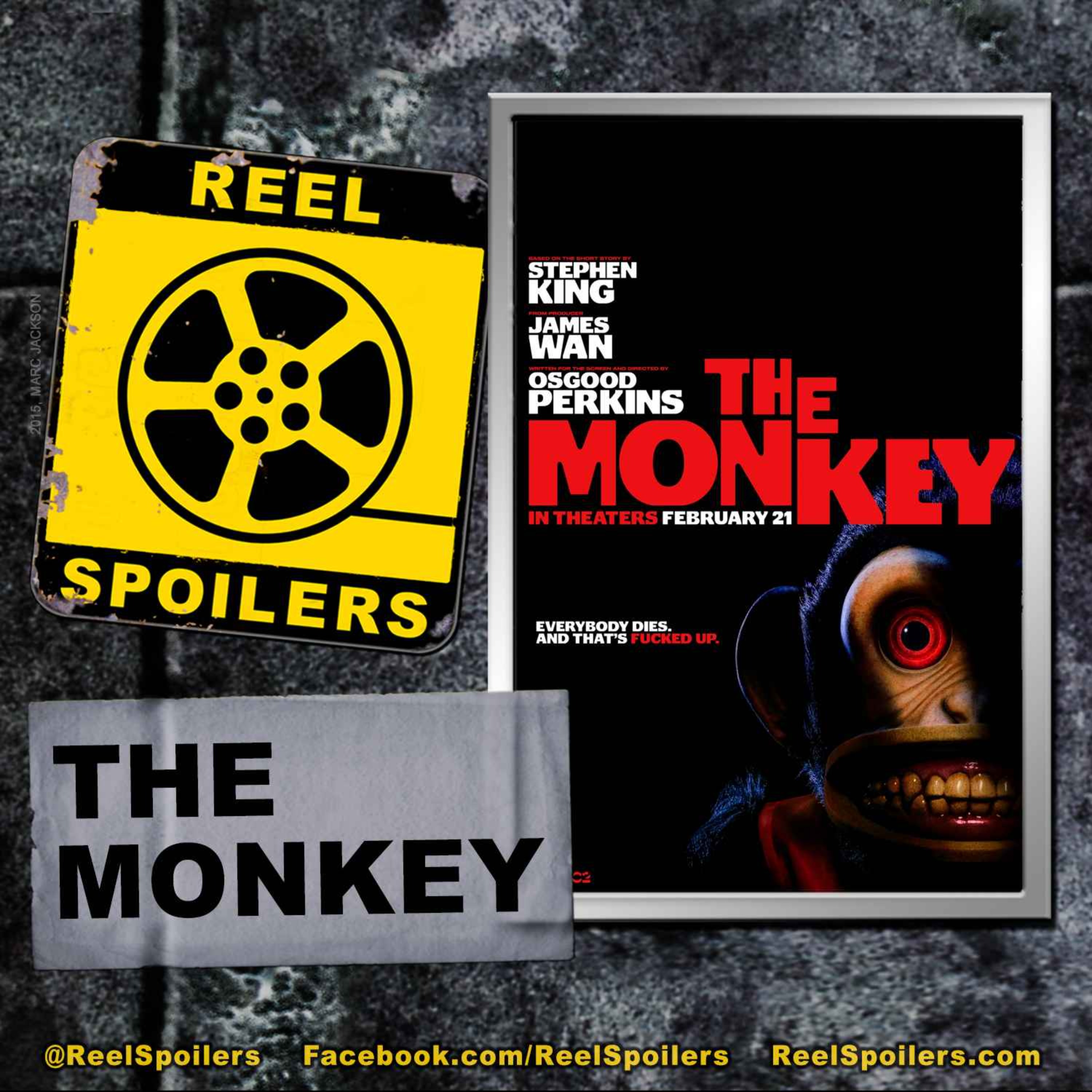 THE MONKEY Starring Theo James, Tatiana Maslany, Christian Convery, Colin O'Brien