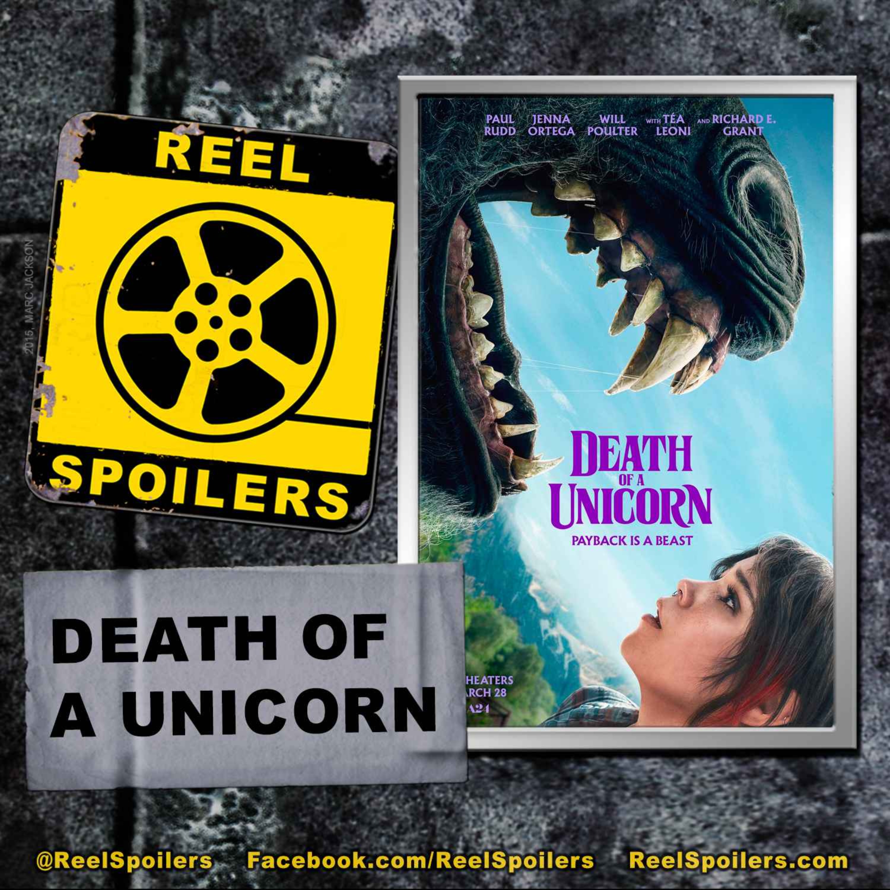 DEATH OF A UNICORN Starring Jenna Ortega, Paul Rudd, Richard E. Grant