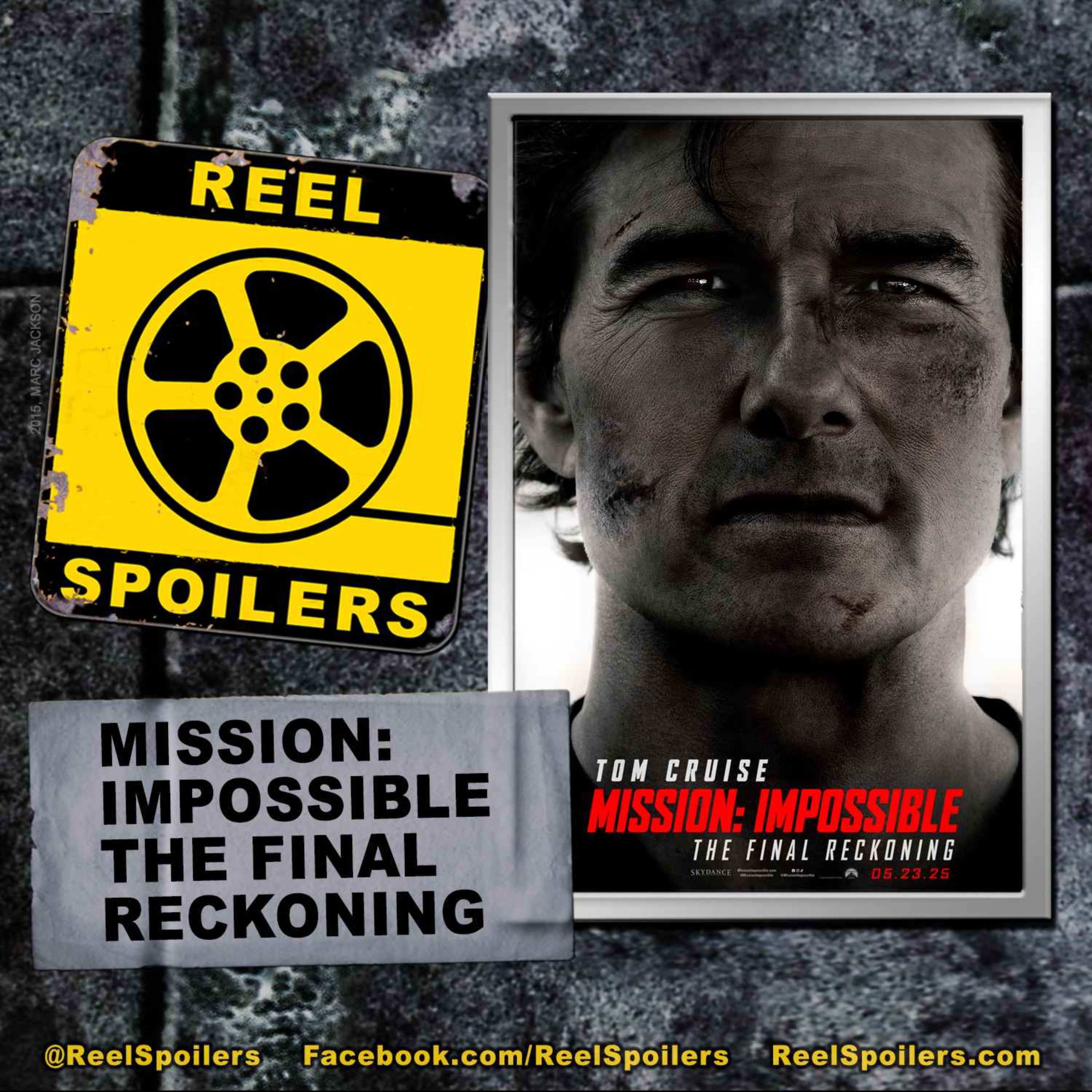MISSION: IMPOSSIBLE - THE FINAL RECKONING Starring Tom Cruise, Simon Pegg, Hayley Atwell