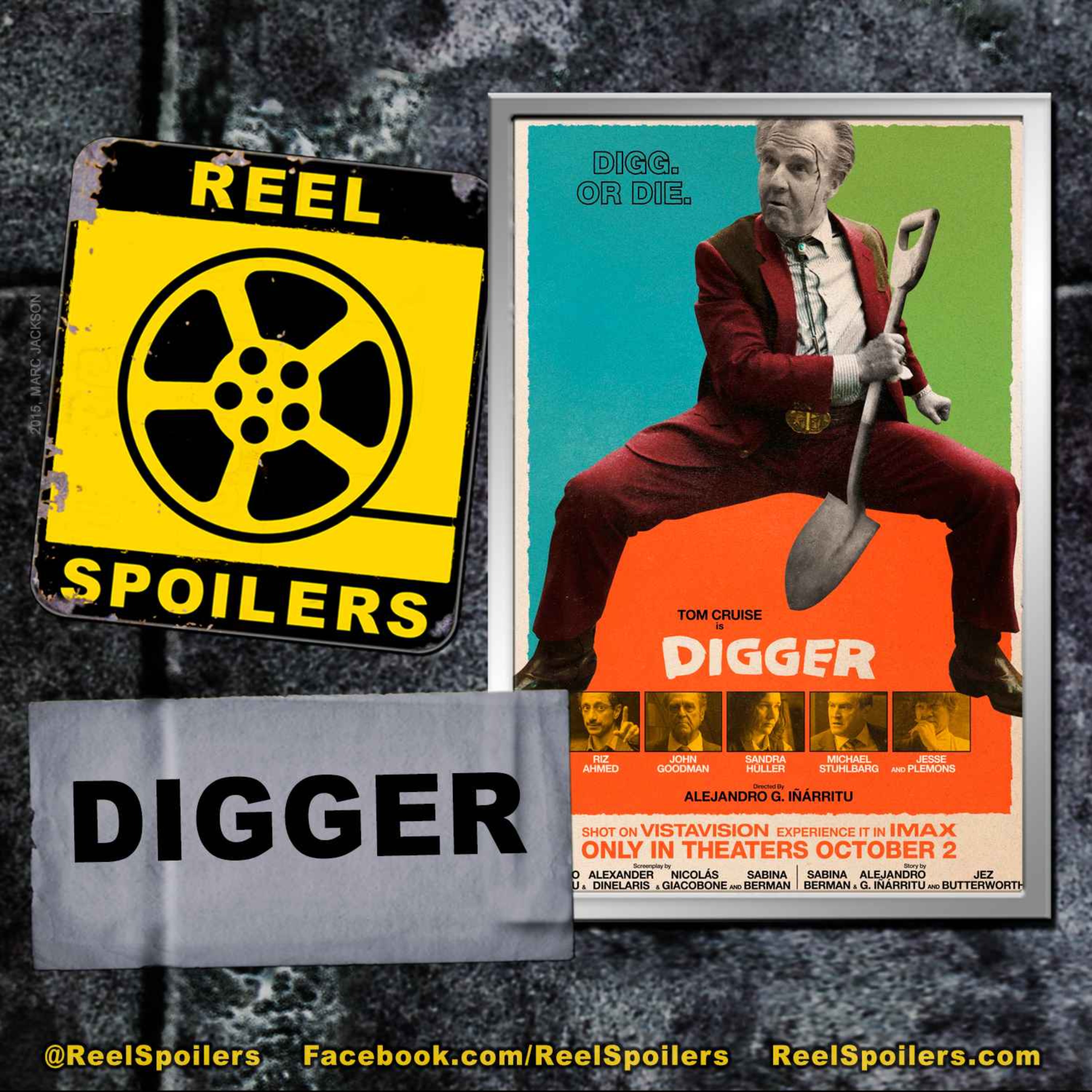 DIGGER Starring Tom Cruise, Riz Ahmed, John Goodman, Sandra Hüller, Michael Stuhlbarg, Jesse Plemons