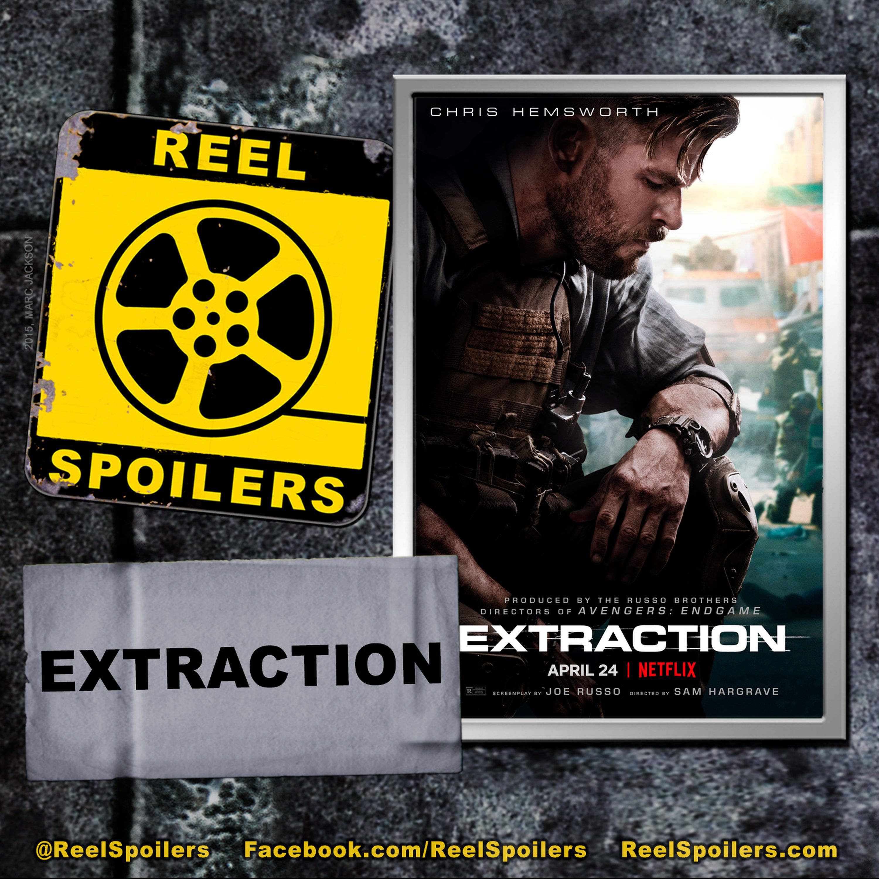 EXTRACTION Starring Chris Hemsworth, Bryon Lerum, Ryder Lerum Image