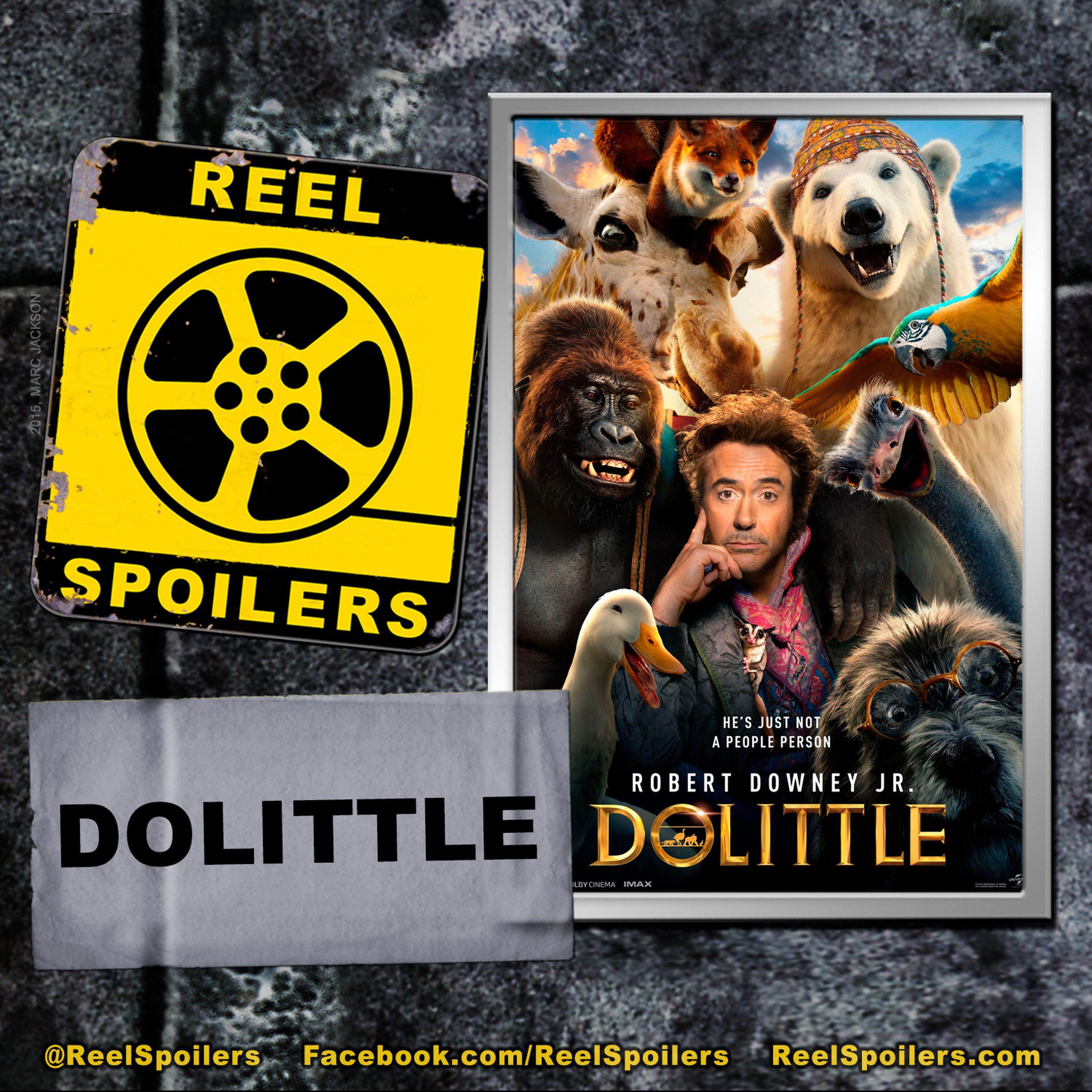 DOLITTLE Starring Robert Downey Jr., Emma Thompson, Antonio Banderas Image