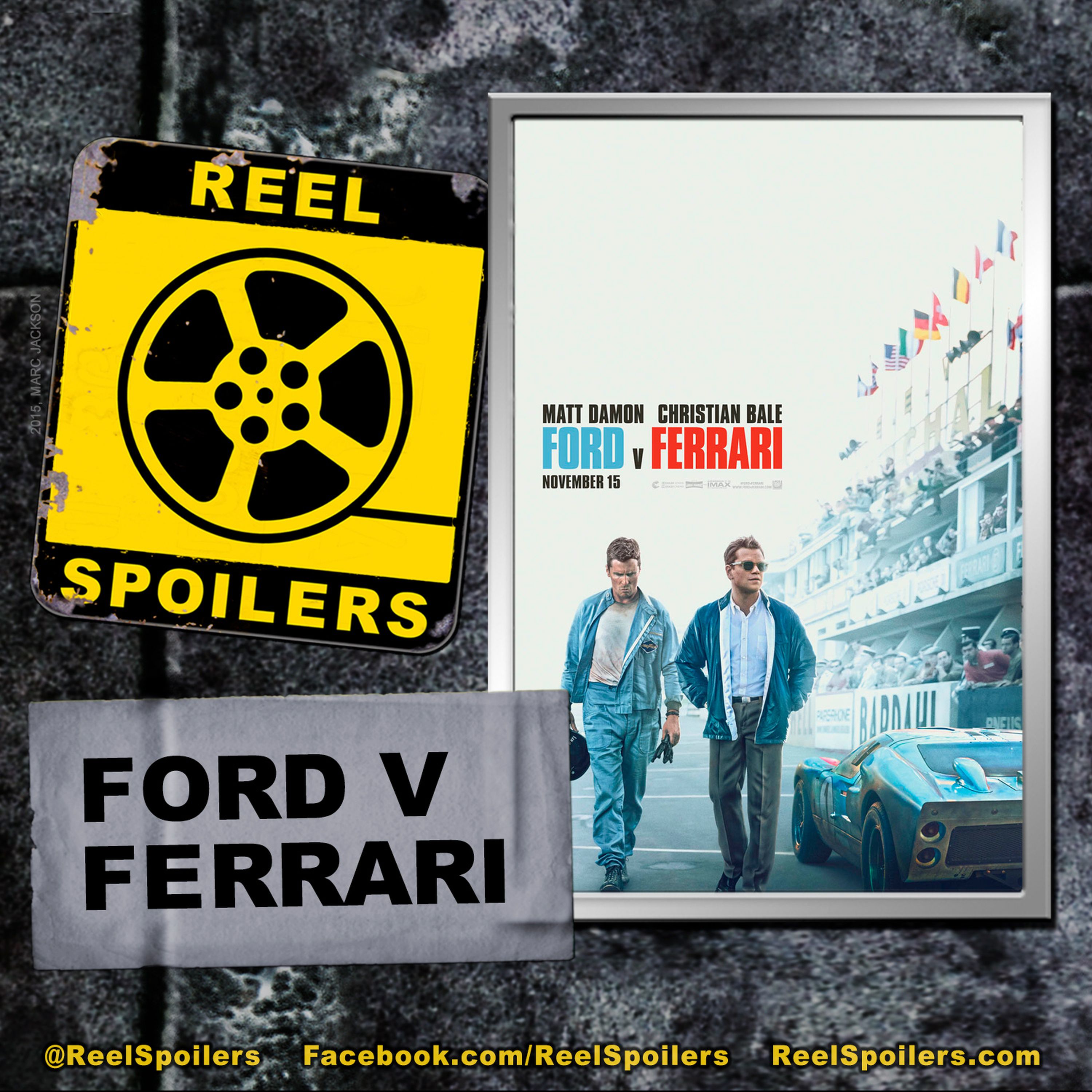 FORD V FERRARI Starring Matt Damon, Christian Bale, Jon Bernthal Image