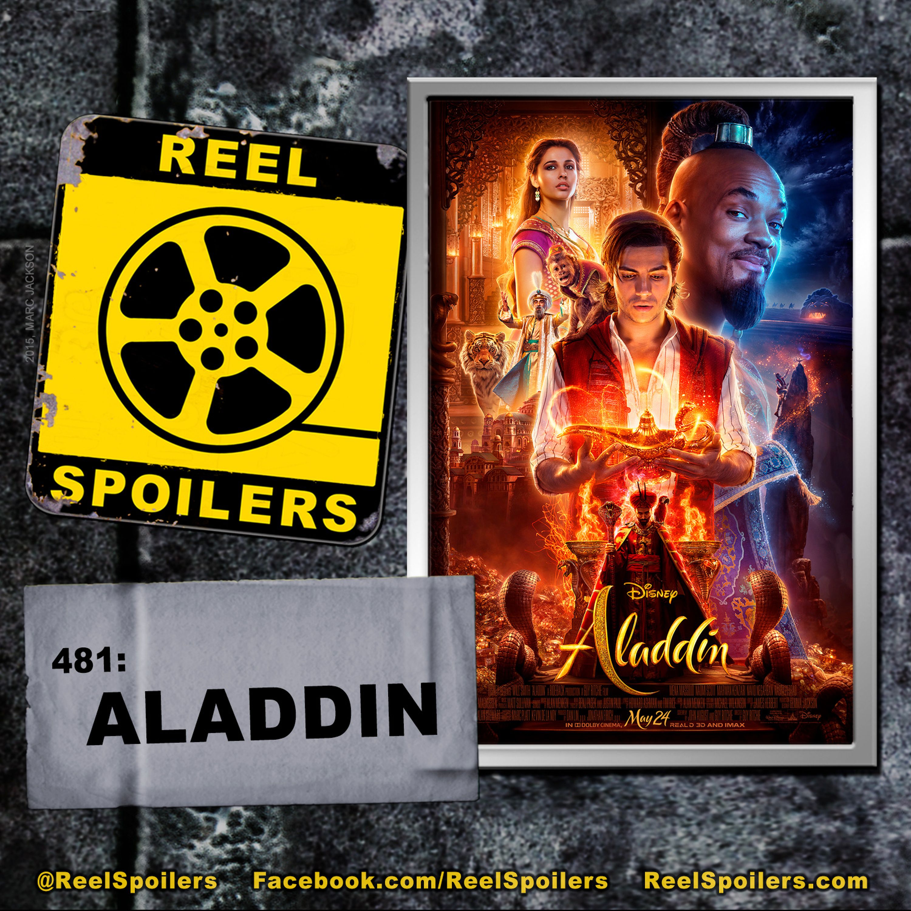481: 'Aladdin' (2019) Starring Will Smith, Mena Massoud, Naomi Scott