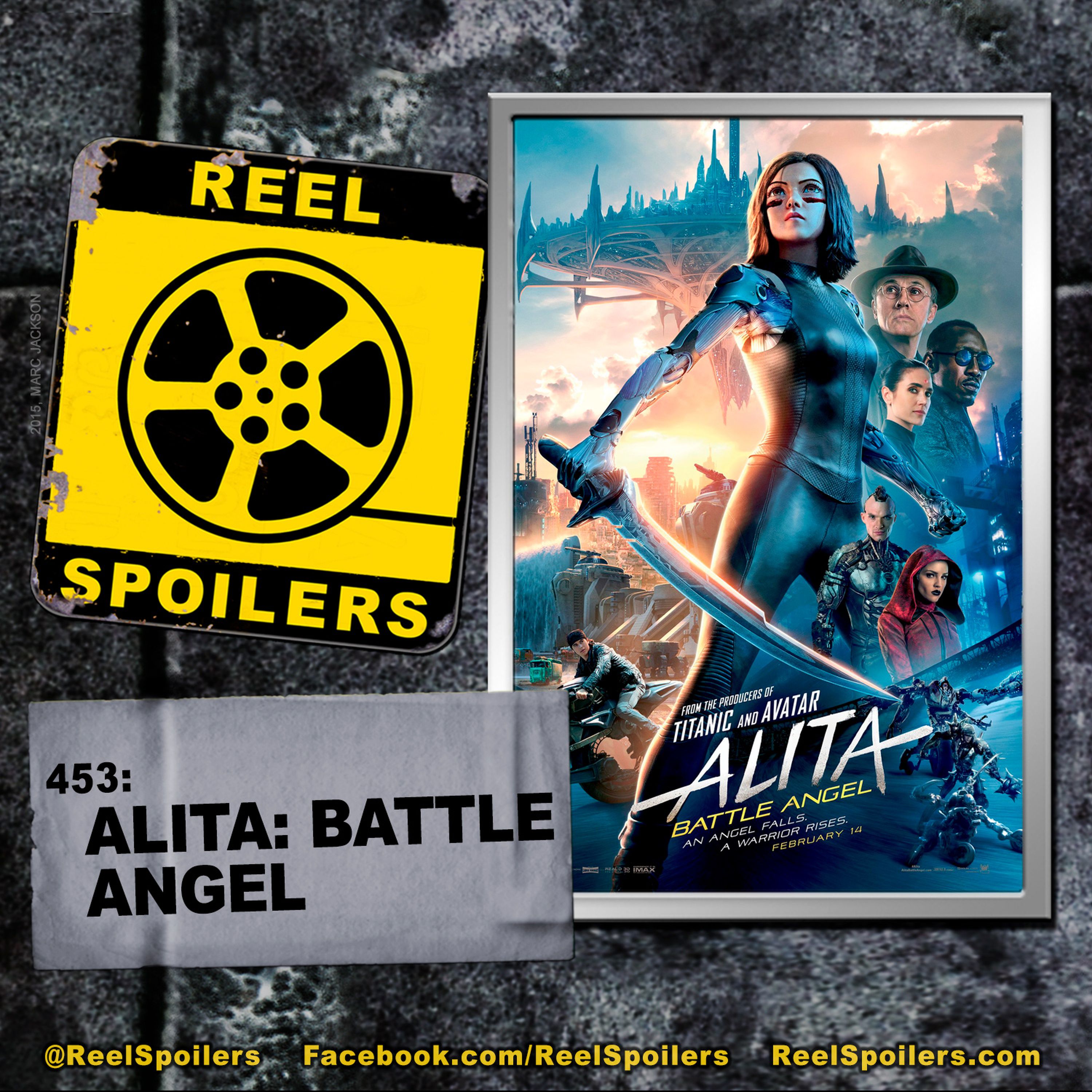 453: 'Alita: Battle Angel' Starring Rosa Salazar, ‎Christoph Waltz‎, ‎Jennifer Connelly Image