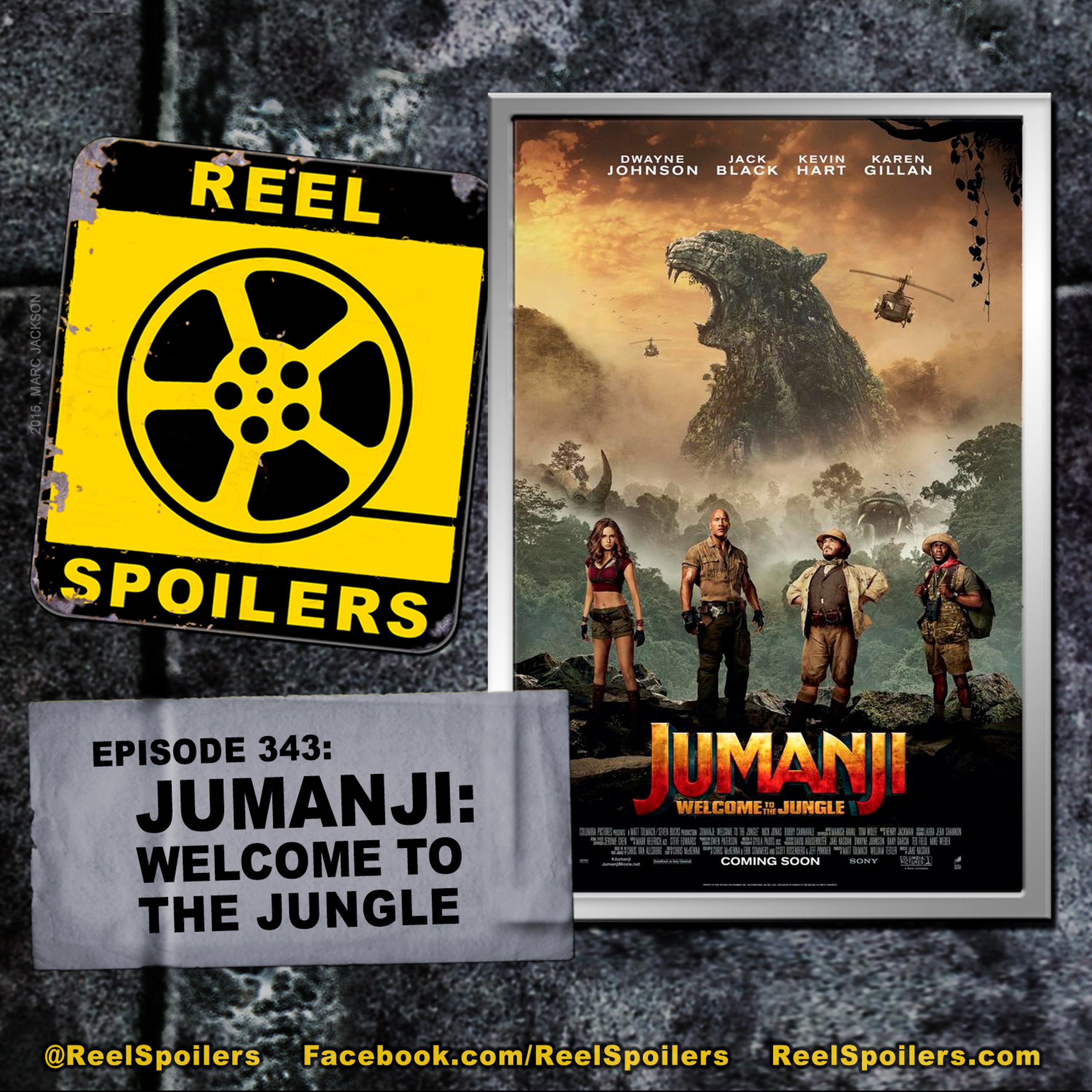 343: 'Jumanji: Welcome to the Jungle' Starring The Rock, Kevin Hart, Karen Gillan, Jack Black Image