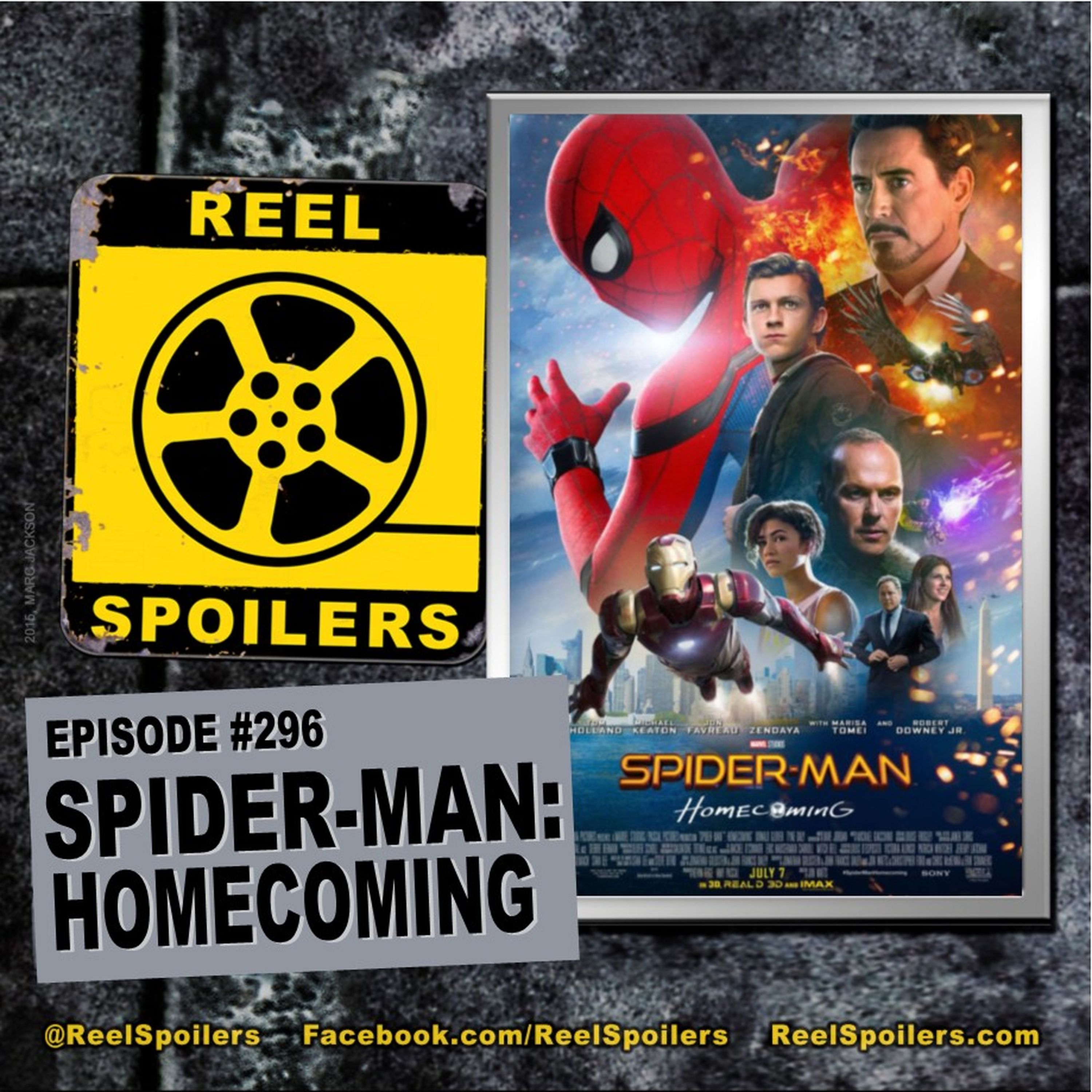 296: 'Spider-Man: Homecoming' Starring Tom Holland, Michael Keaton, Robert Downey Jr, Jon Favreau, Marisa Tomei Image