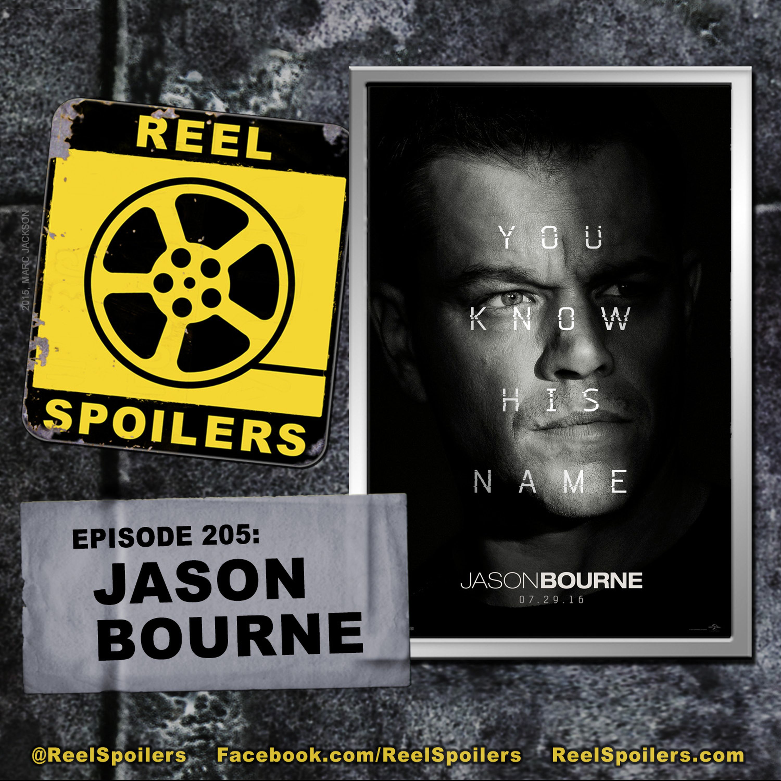 205: 'Jason Bourne' Starring Matt Damon, Julia Stiles, Alicia Vikander Image