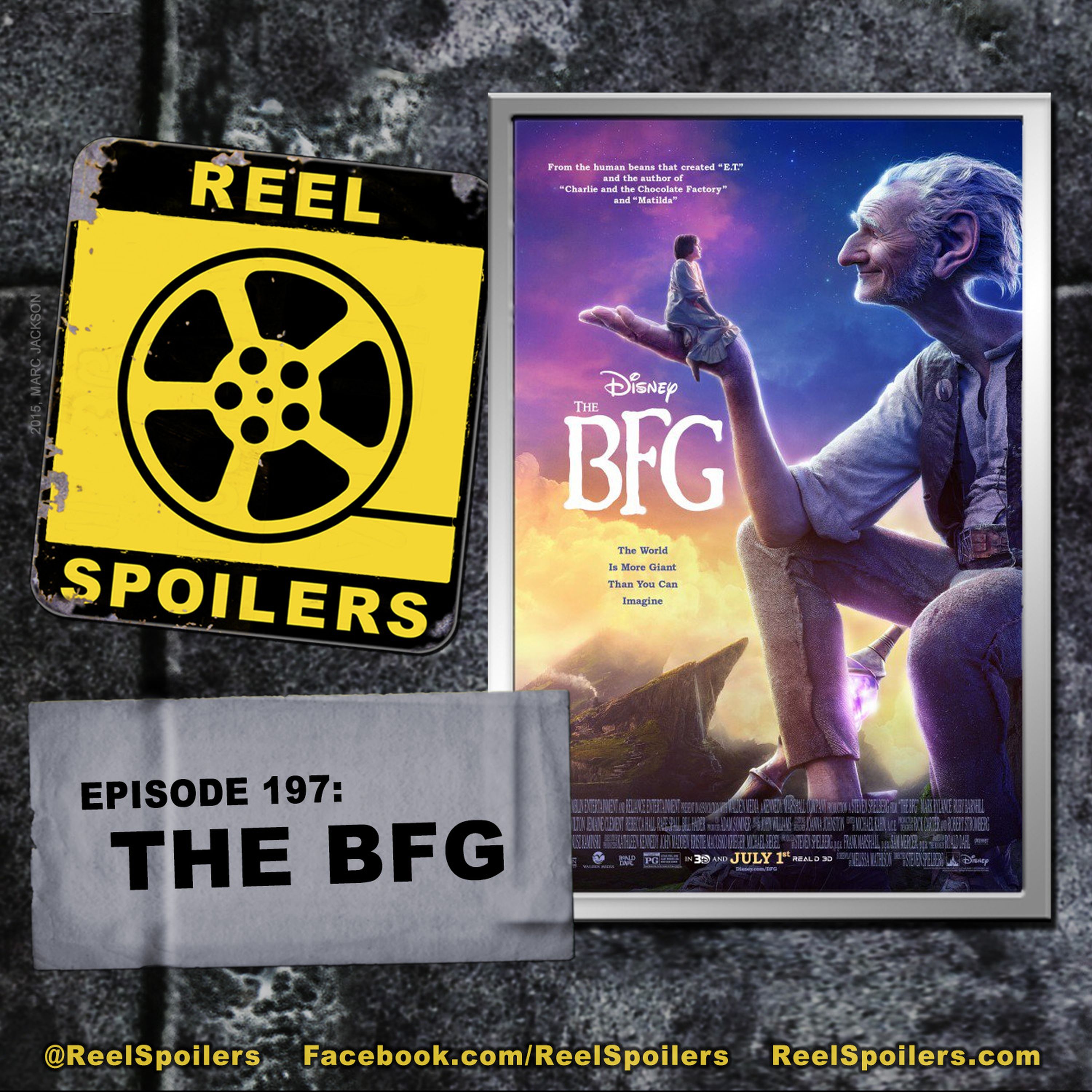 197: 'The BFG' Starring Mark Rylance, Ruby Barnhill, Jemaine Clement Image