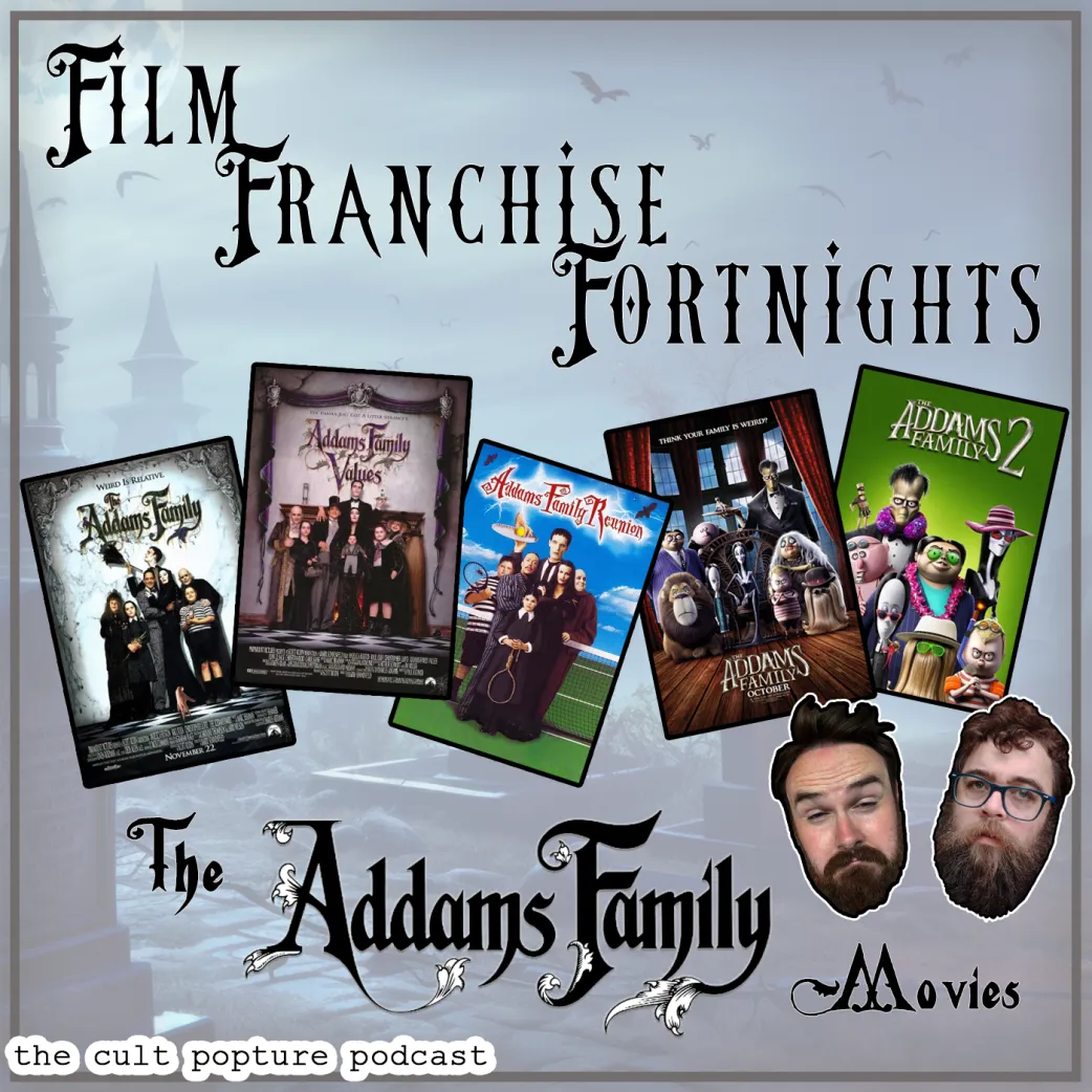 cover art for "The Addams Family" Movies | Film Franchise Fortnights