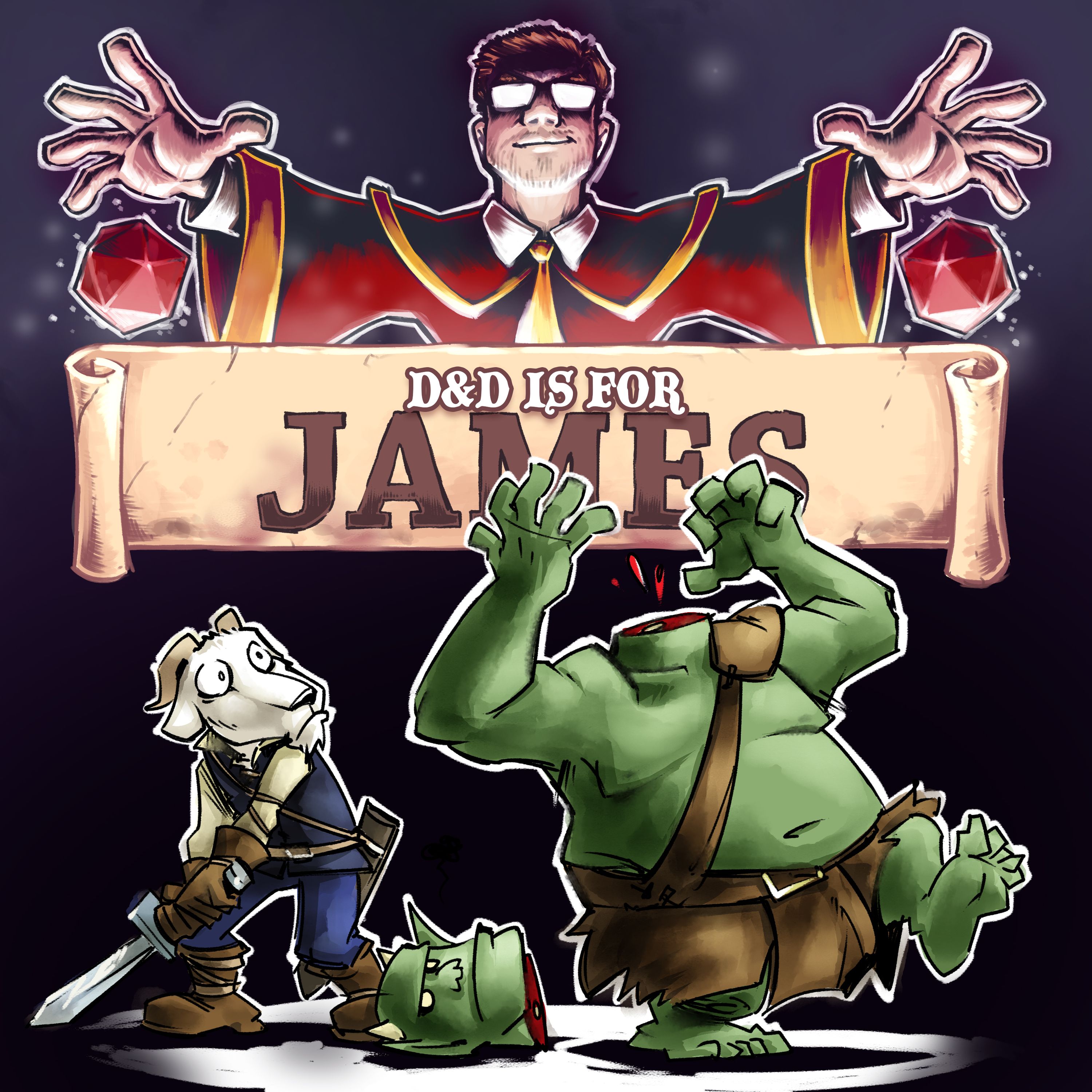 cover art for D&D is for James #3 An Inevitable Conflict