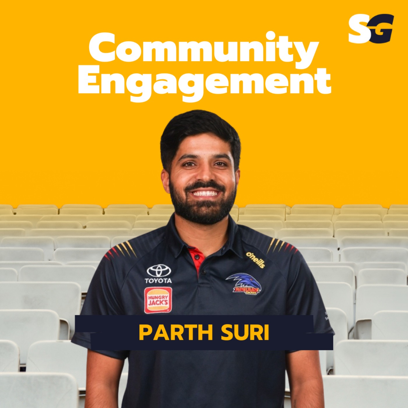 #265: From Westpac to the Adelaide Crows FC in 29 days with Community Engagement Manager, Parth Suri