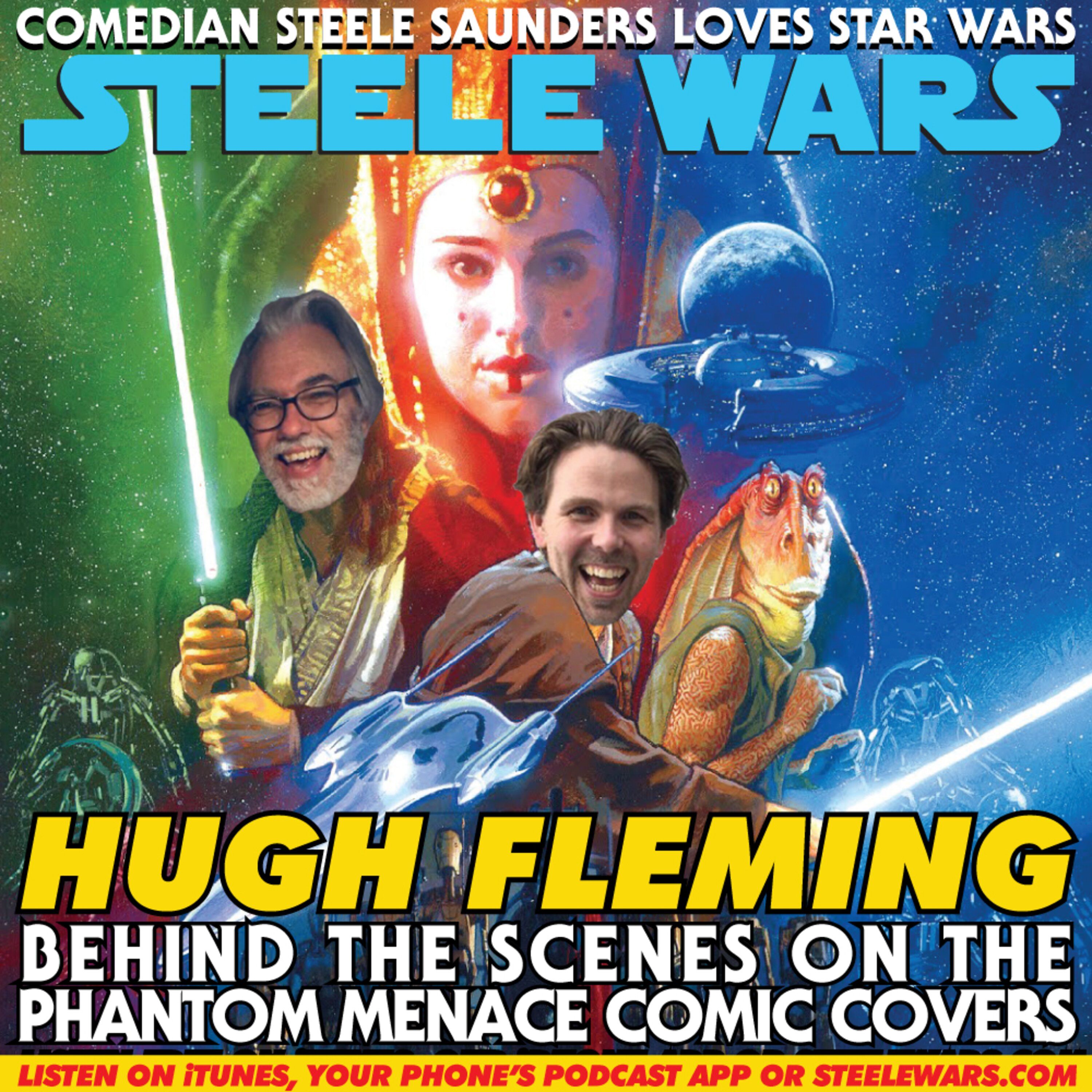 Ep 198 : Hugh Fleming - Behind The Scenes On The Phantom Menace Comic Covers episode artwork