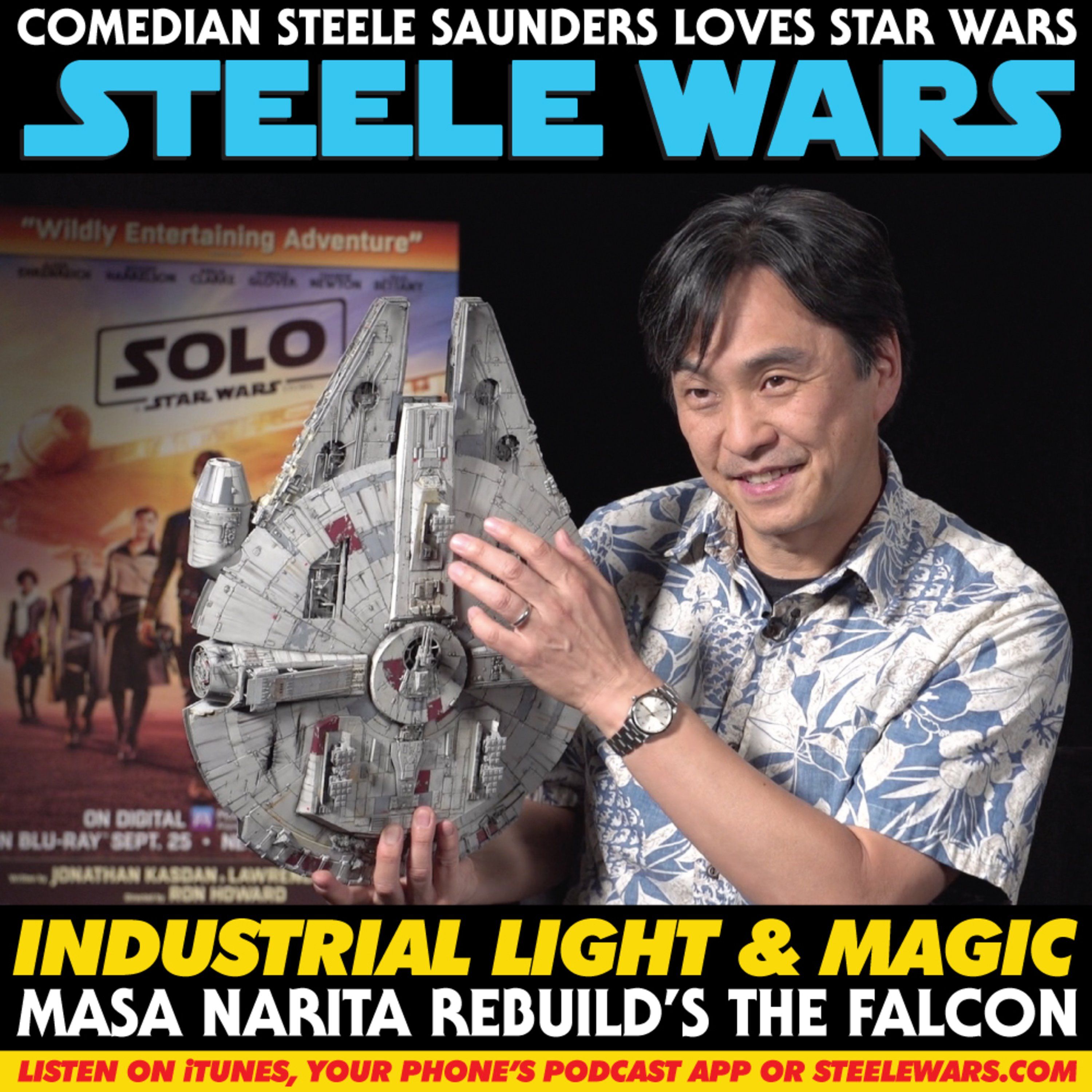 Ep 189 : Industrial Light & Magic - Masa Narita Rebuilds The Falcon WITH FULL VIDEO episode artwork