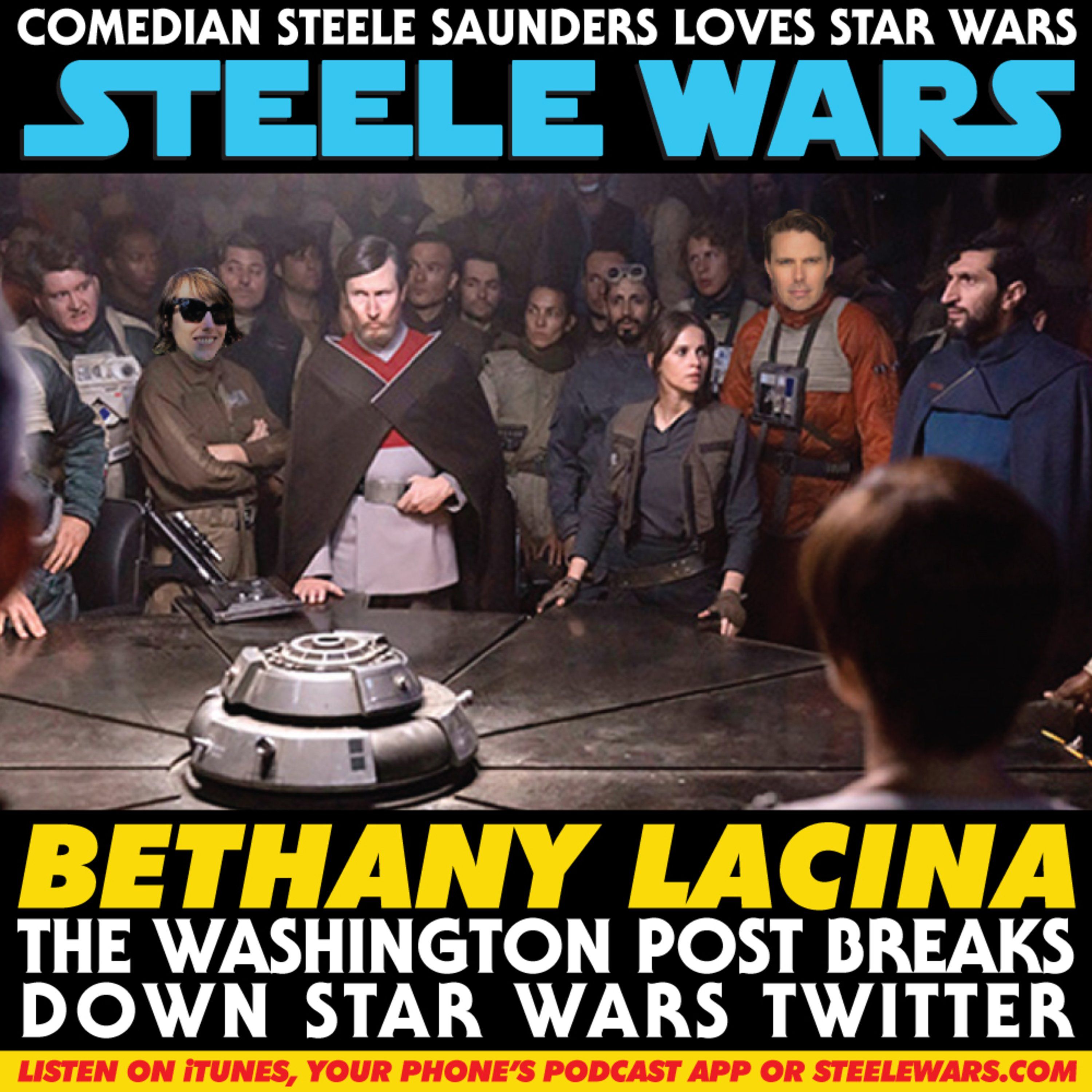 Ep 185 : Bethany Lacina - The Washington Post breaks down Star Wars twitter episode artwork
