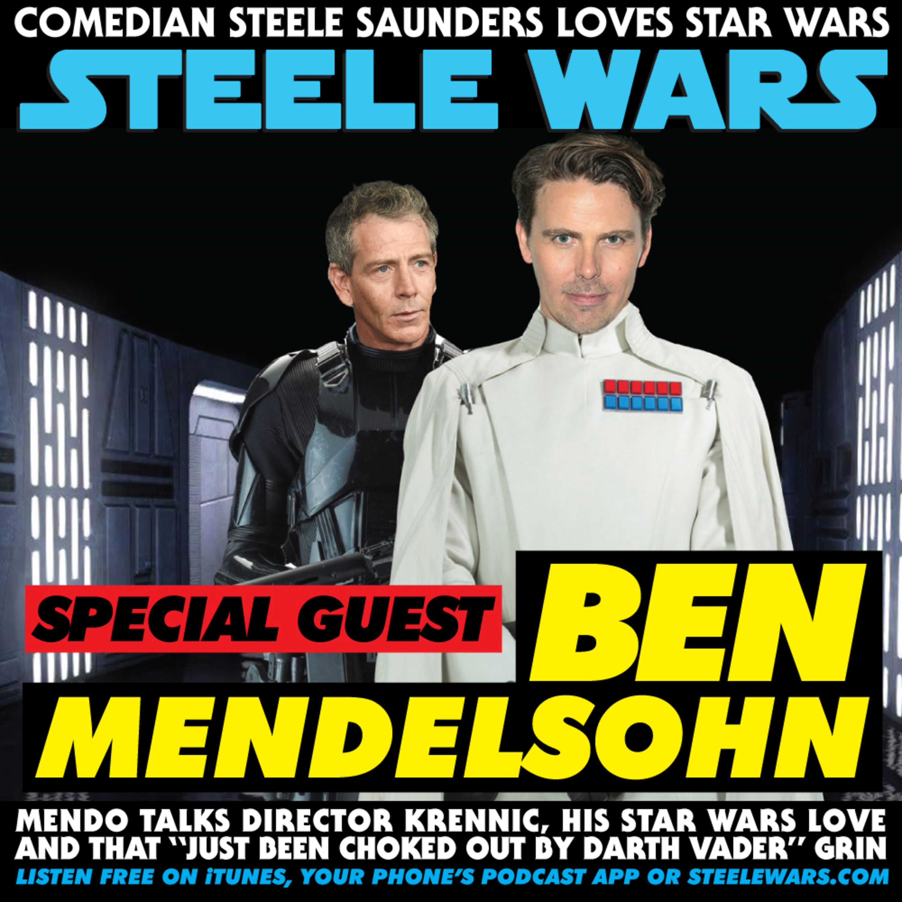 cover art for Ep 163 : Ben Mendelsohn - Mendo talks Director Krennic, his Star Wars love & that “Just Been Choked Out By Darth Vader” grin