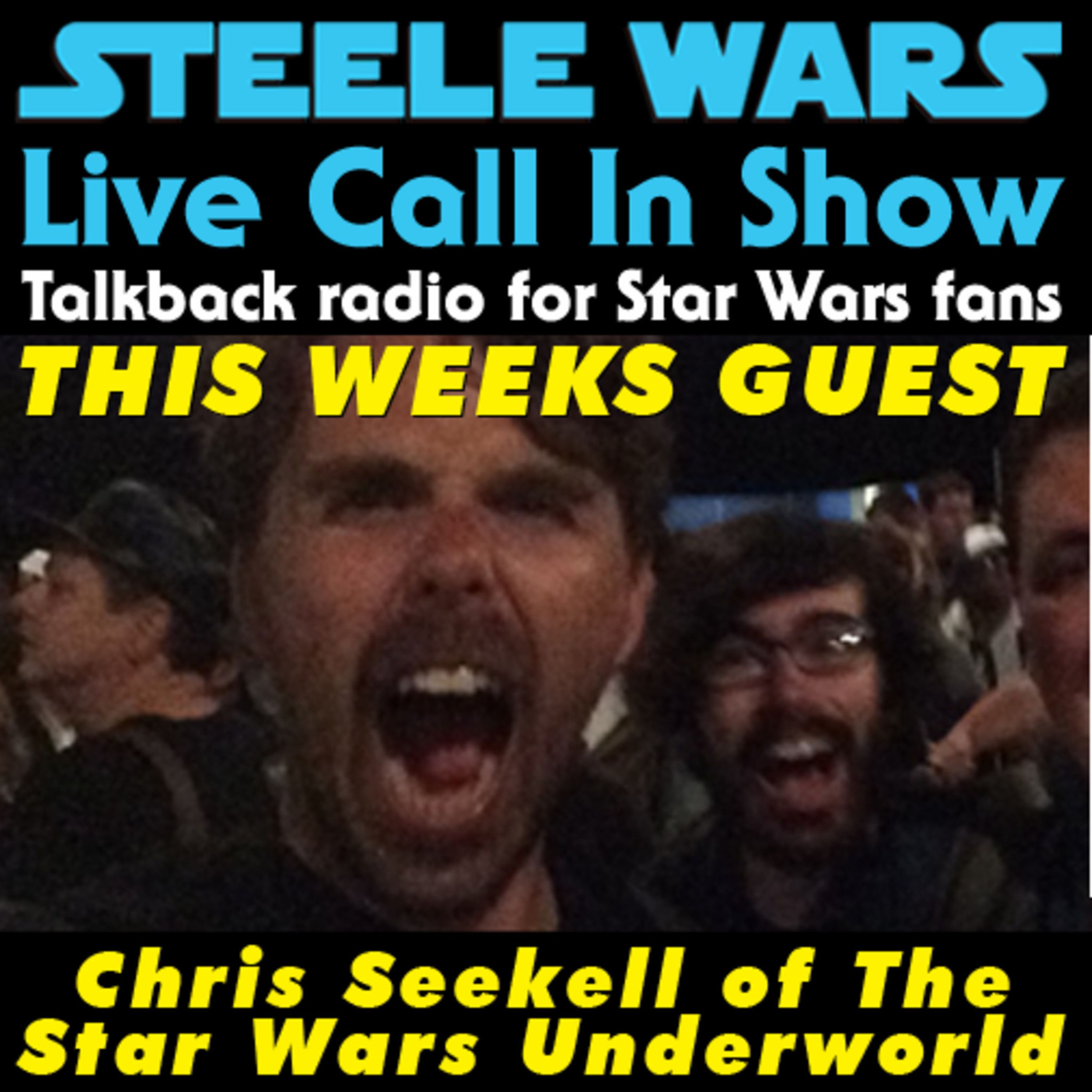 cover art for Live Call In Show – Ep 20 : Chris Seekell -  Is The Force scream really a thing? Unsatisfying Star Wars deaths & more