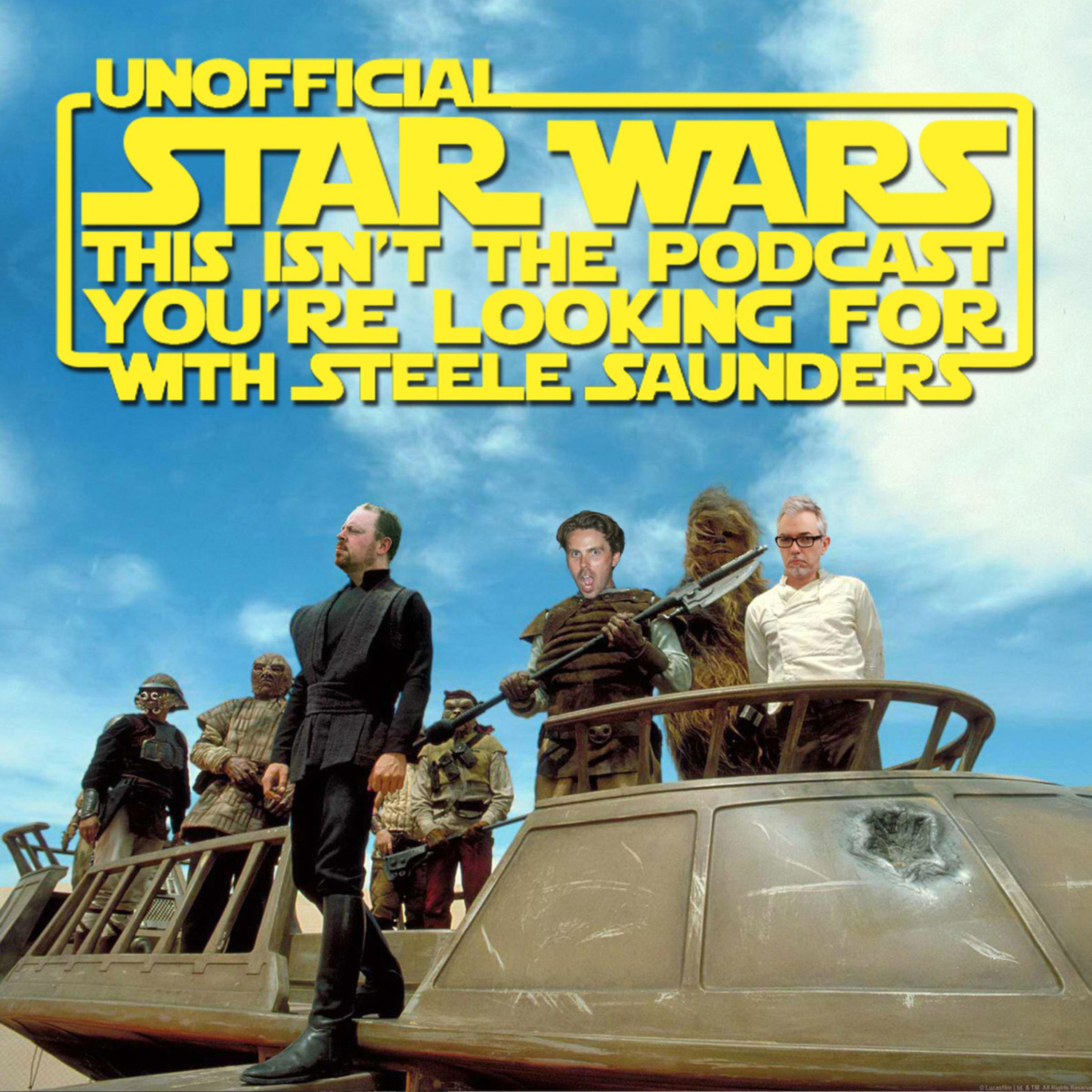Ep 019 : Hugh Fleming & Jamie McCarney – CLASSIC CLIP - A Star Wars comic artist & his Star Wars loving comedian friend episode artwork