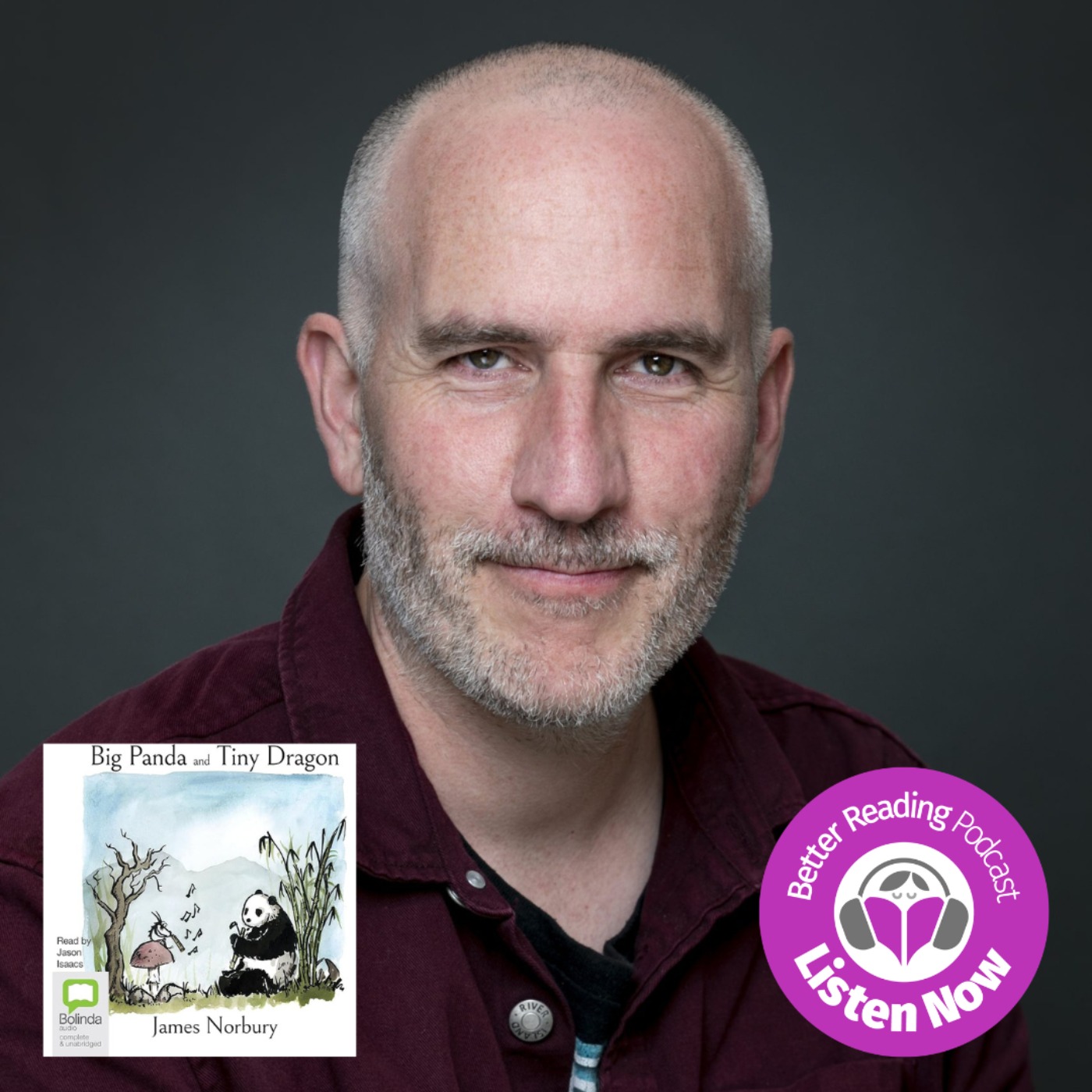 cover art for Stories Behind the Story: James Norbury on Big Panda and Tiny Dragon being an audiobook