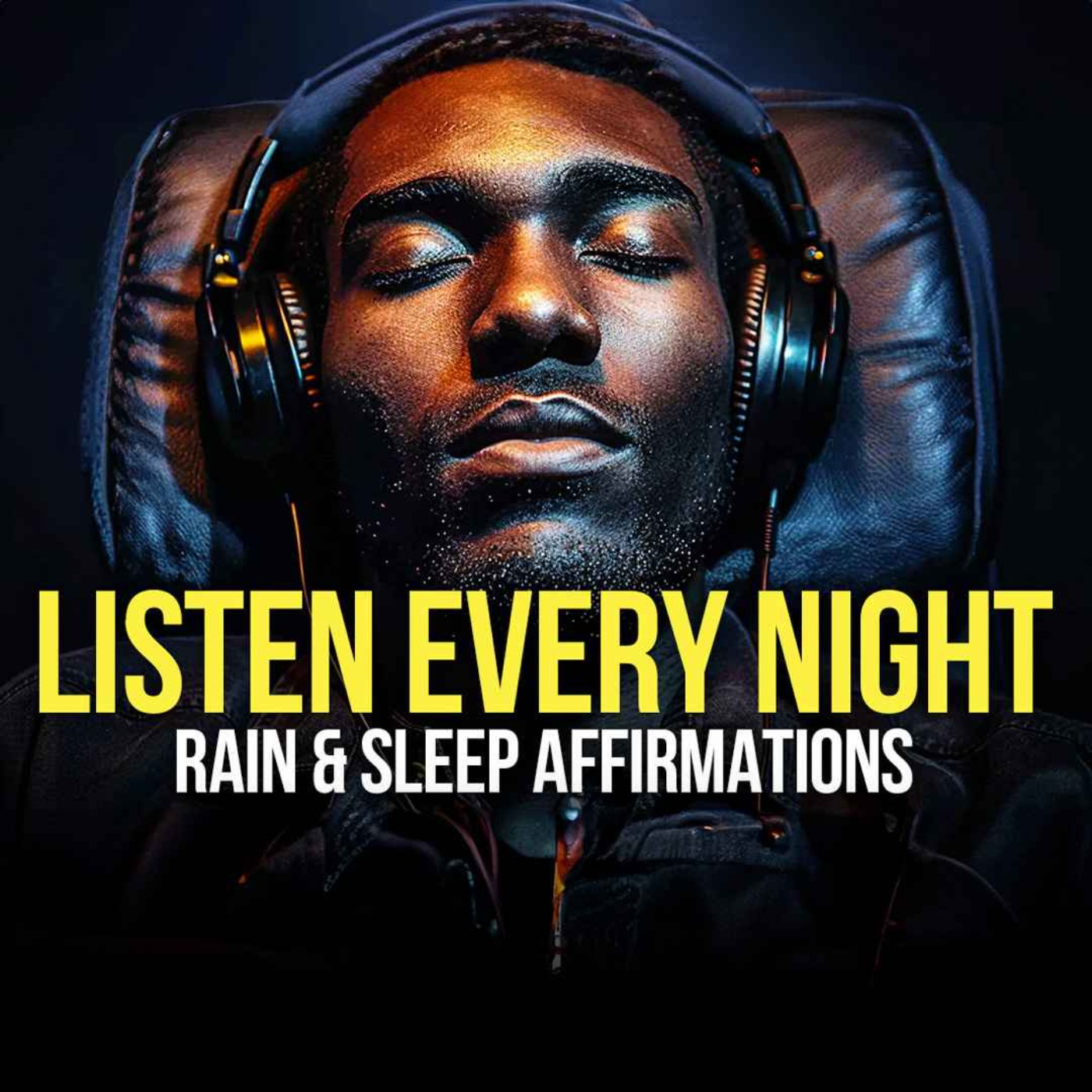 TRY FOR 1 DAY! - Rain Meditation & Affirmations for Deep Sleep and Self Love - podcast episode cover