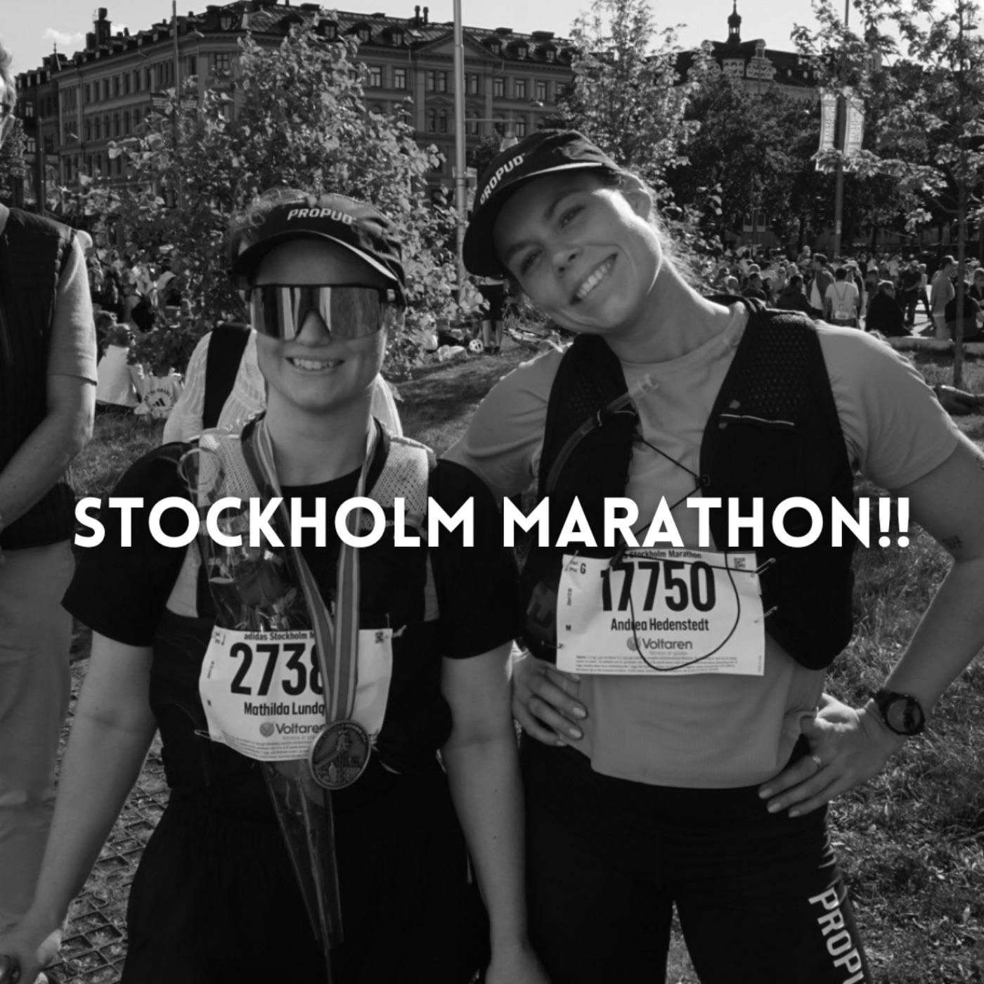 Mathilda och Andrea - 541. Vi sprang Stockholm Marathon!!