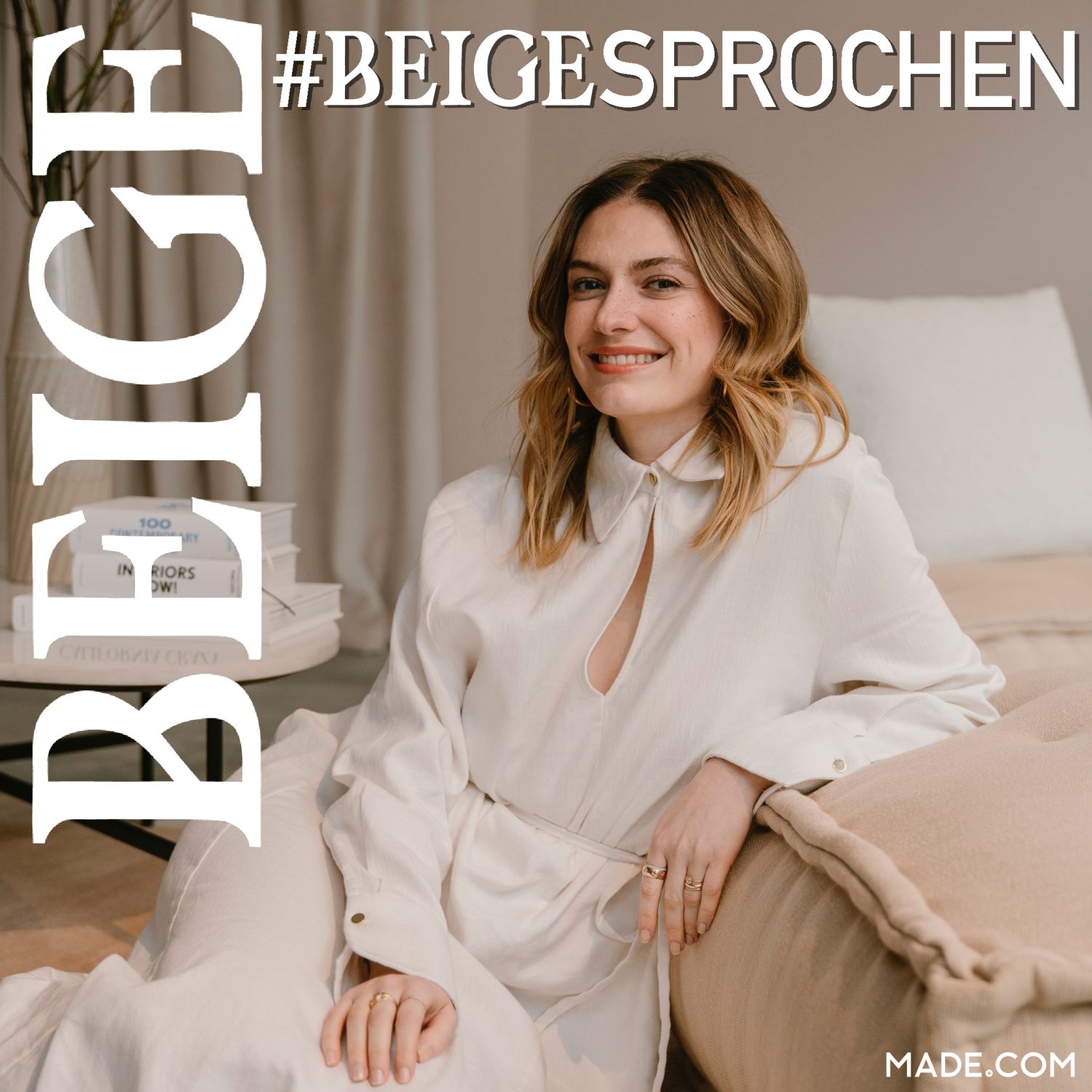cover art for #BEIGEsprochen – Der erste Design-Podcast in Zusammenarbeit mit Made.com  DER TRAILER