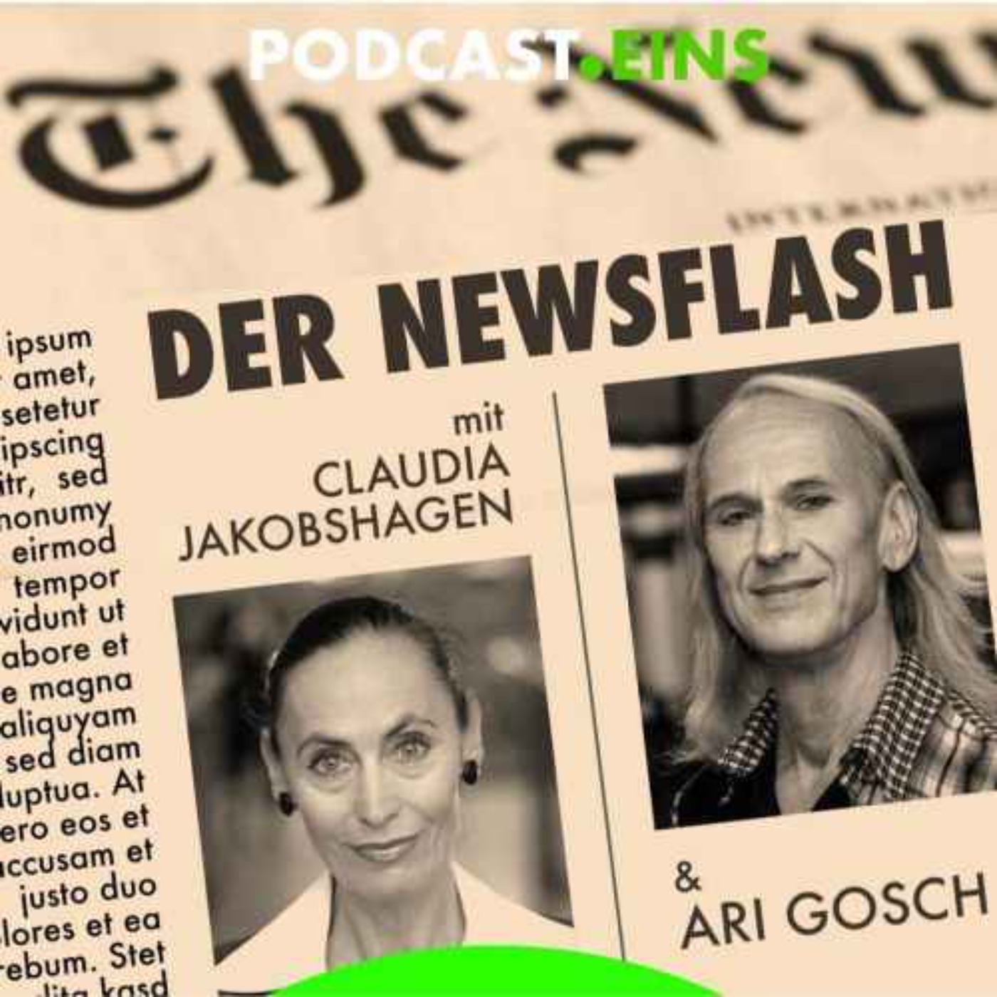 Eilmeldung Folge 59 KW 40, der Newsflash mit Ari Gosch und Claudia Jakobshagen