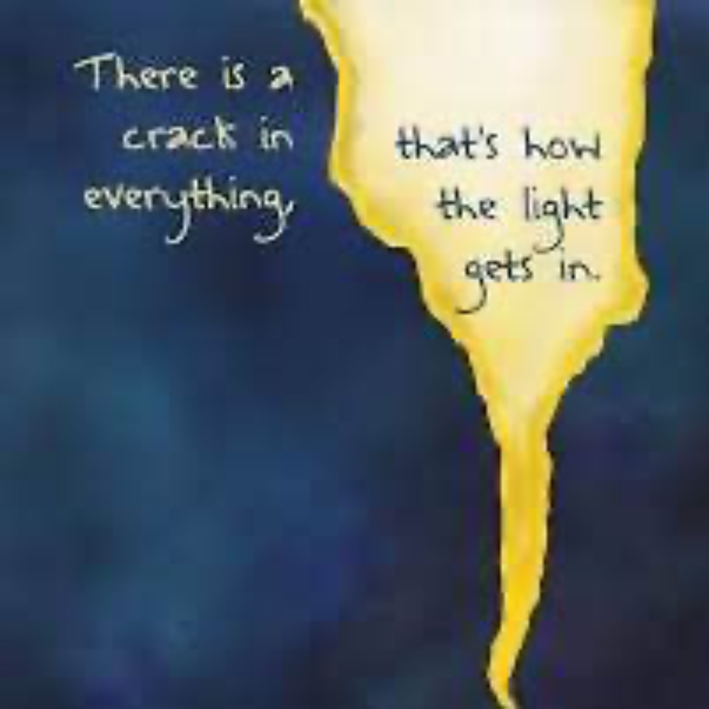 cover art for There is a crack in everything