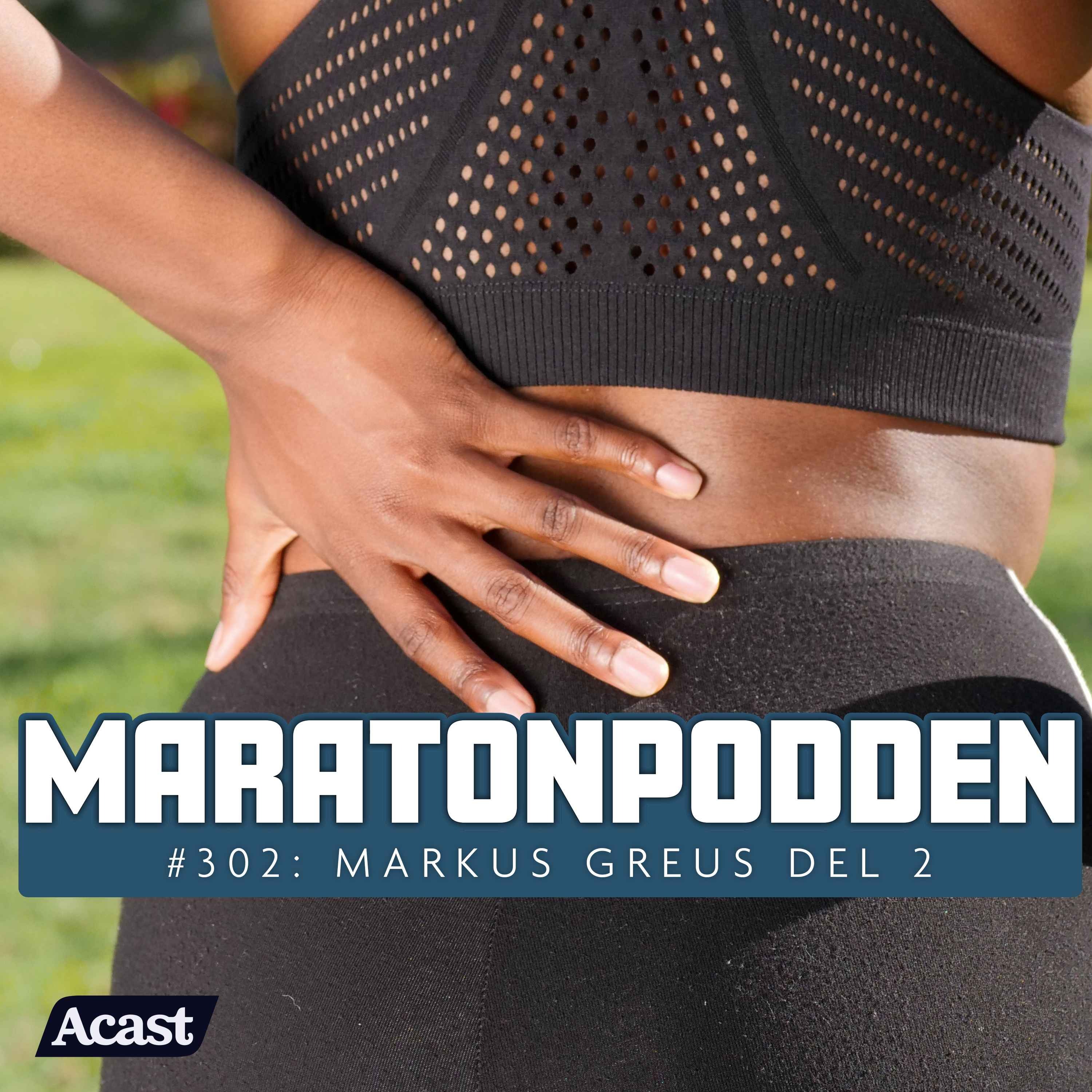 cover art for #302: Aldrig mer ont i ryggen av löpning med Markus Greus