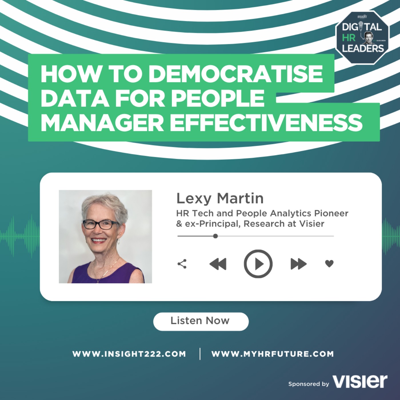 cover art for How to Democratise Data for People Manager Effectiveness (an Interview with Lexy Martin)