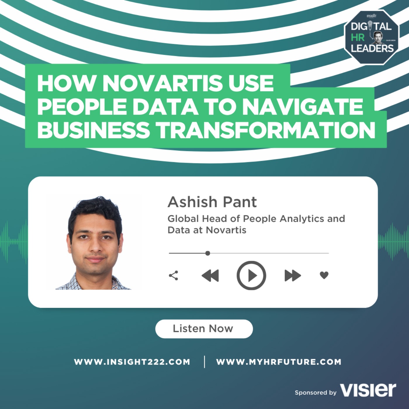 cover art for How Novartis Use People Data to Navigate Business Transformation (an Interview with Ashish Pant)