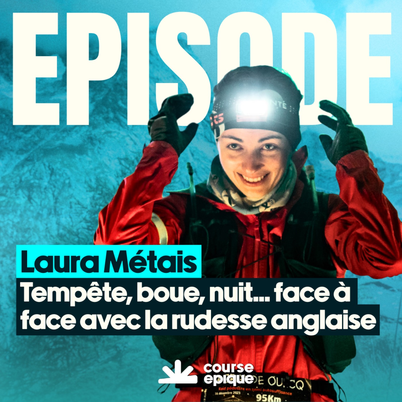 Tempête, boue, nuit... Laura face à la rudesse hivernale d'un ultra en Cornouailles