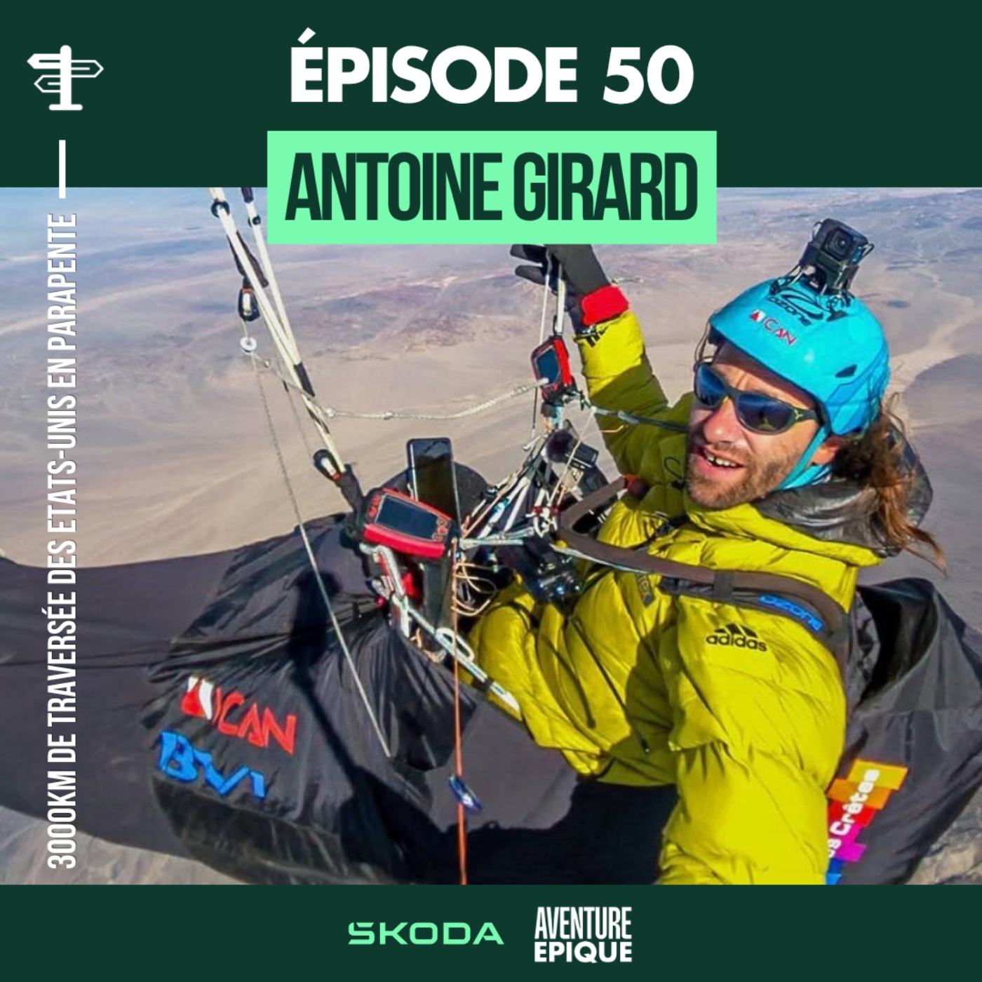 Course Epique présente Aventure - Antoine Girard : 3000km en parapente à travers les Etats-Unis