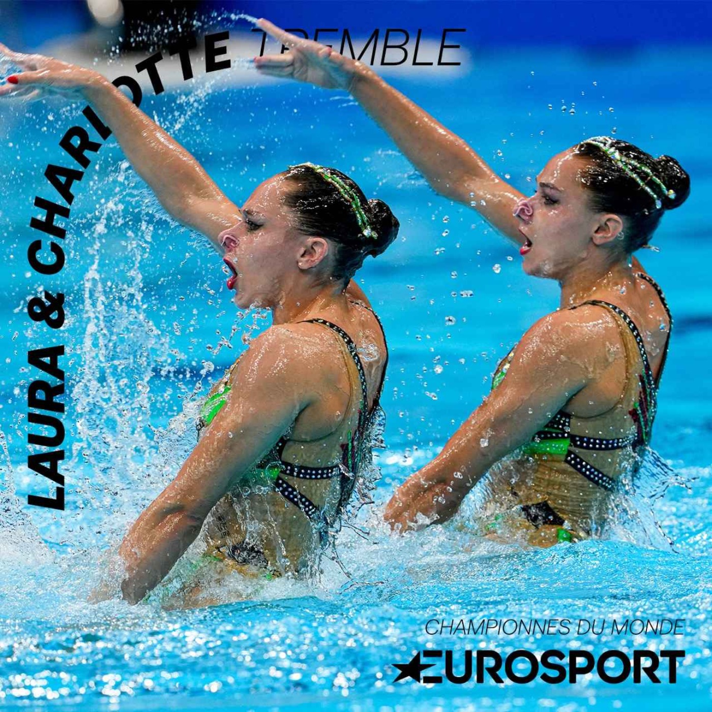 cover art for La natation artistique sans fard avec Charlotte et Laura Tremble