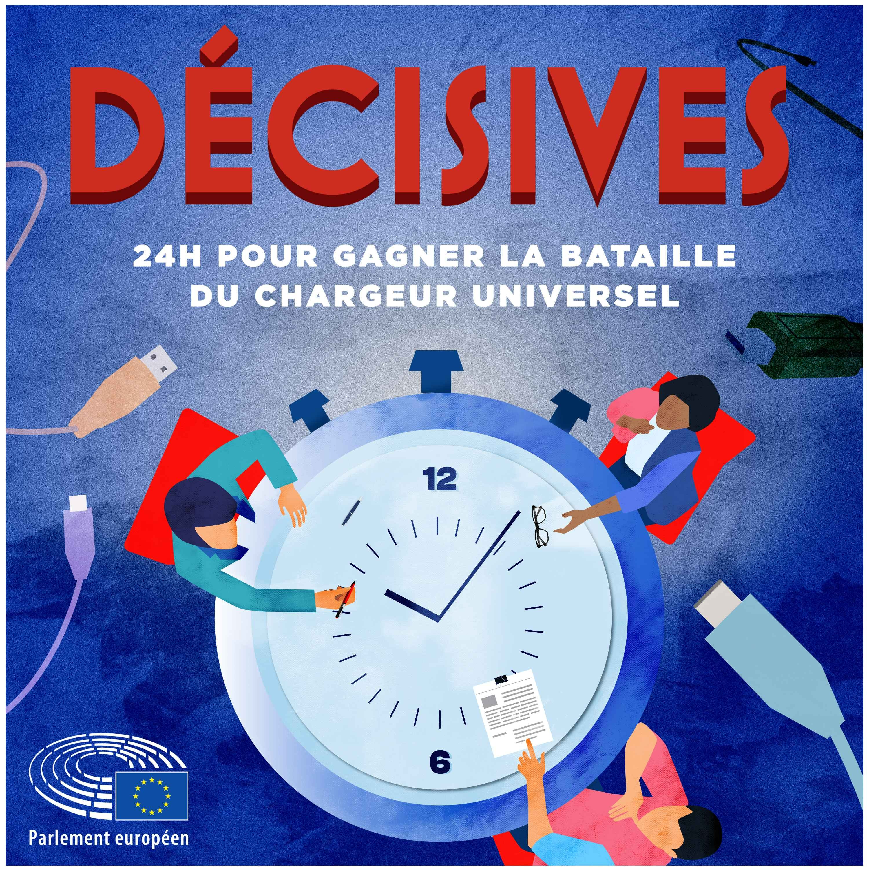 cover art for Décisives : 24h pour gagner la bataille du chargeur universel