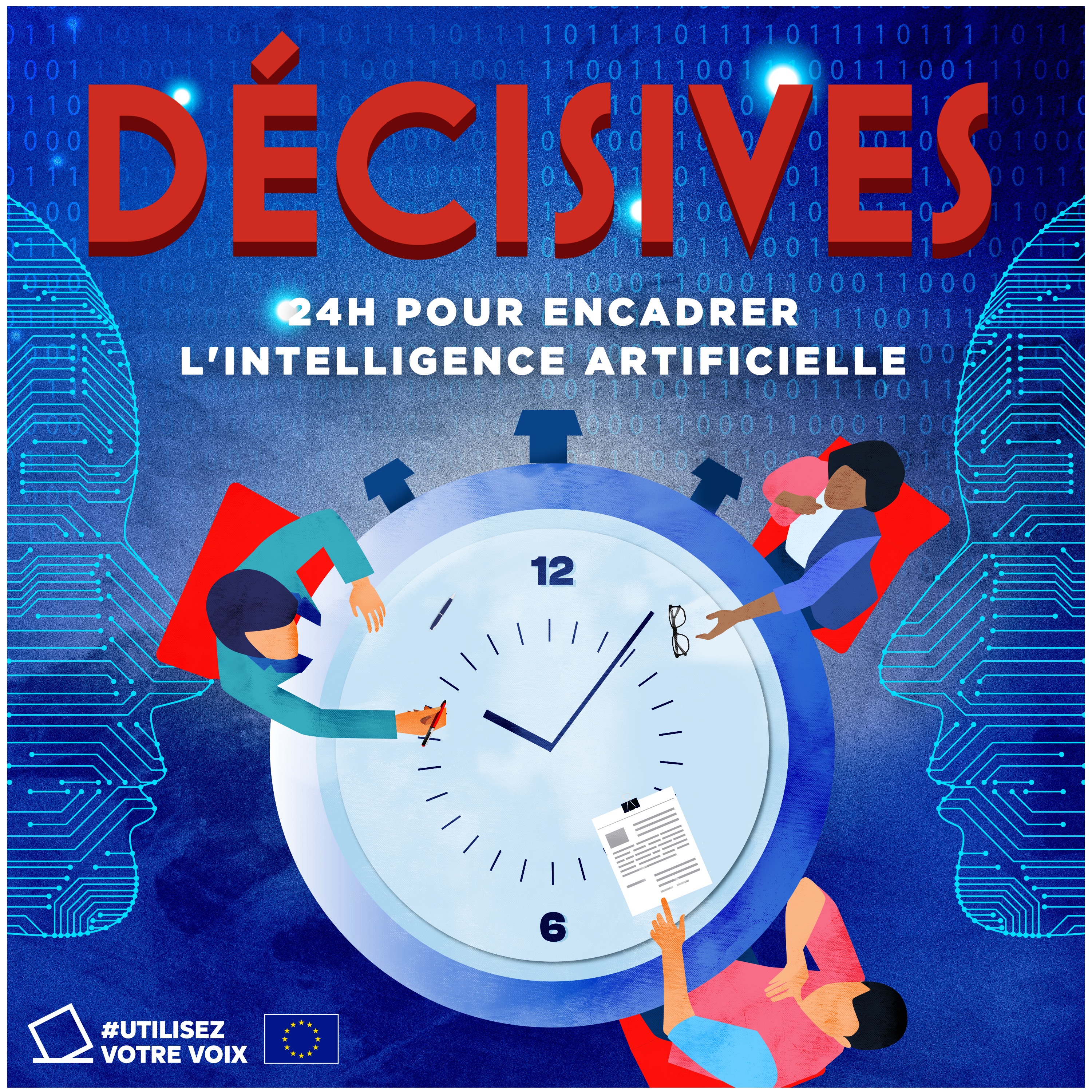 cover art for  Décisives : 24h pour encadrer l'intelligence artificielle
