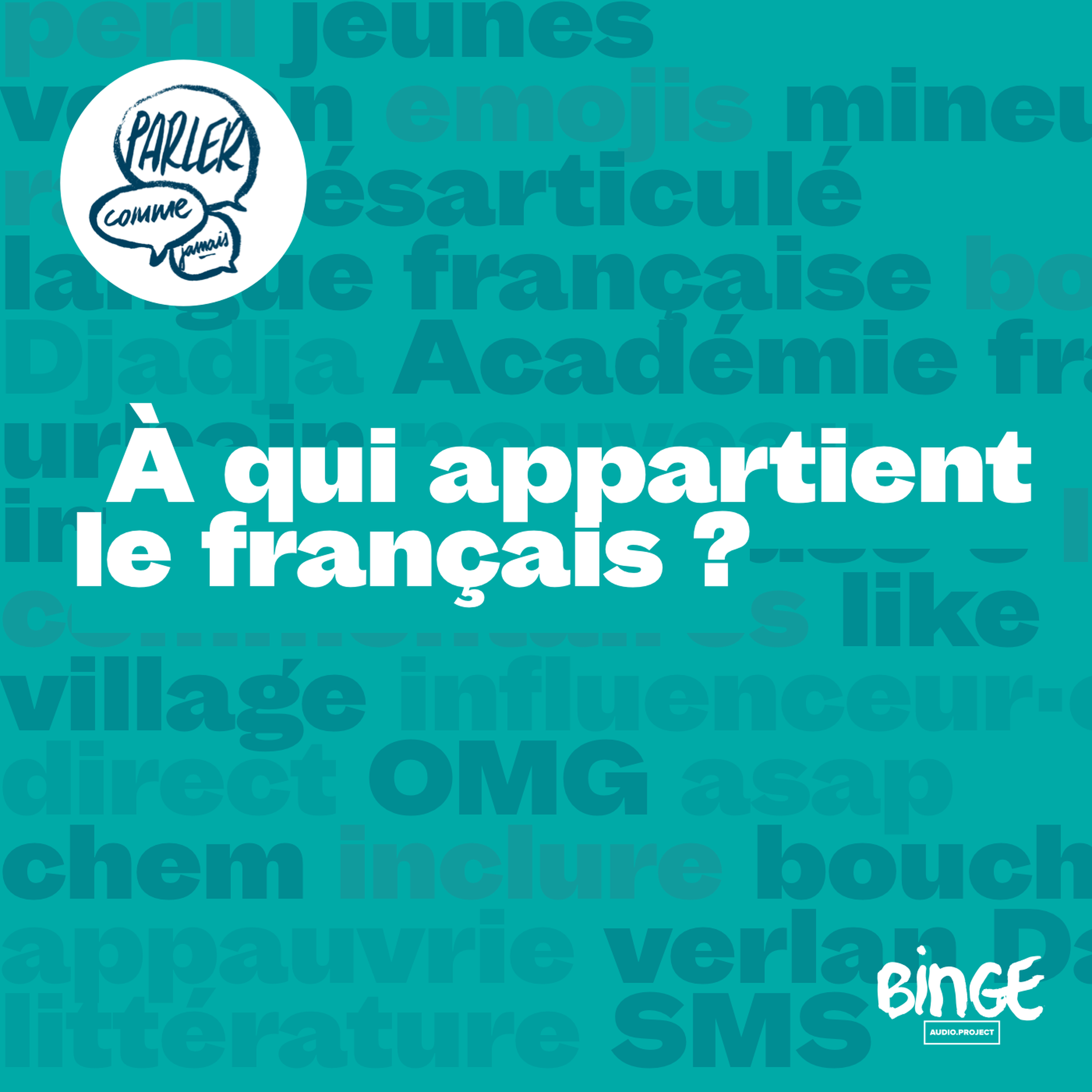 cover art for Francophonie, à qui appartient le français ?